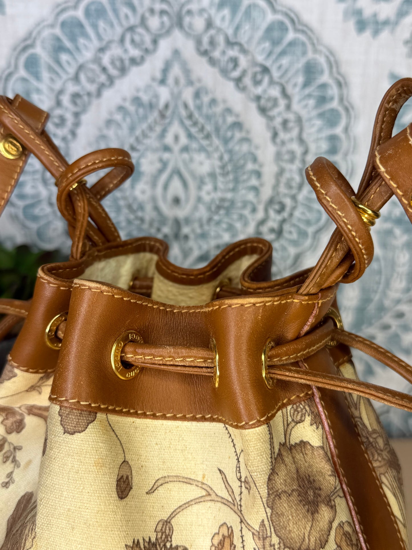 Gucci Floral Bucket Bag