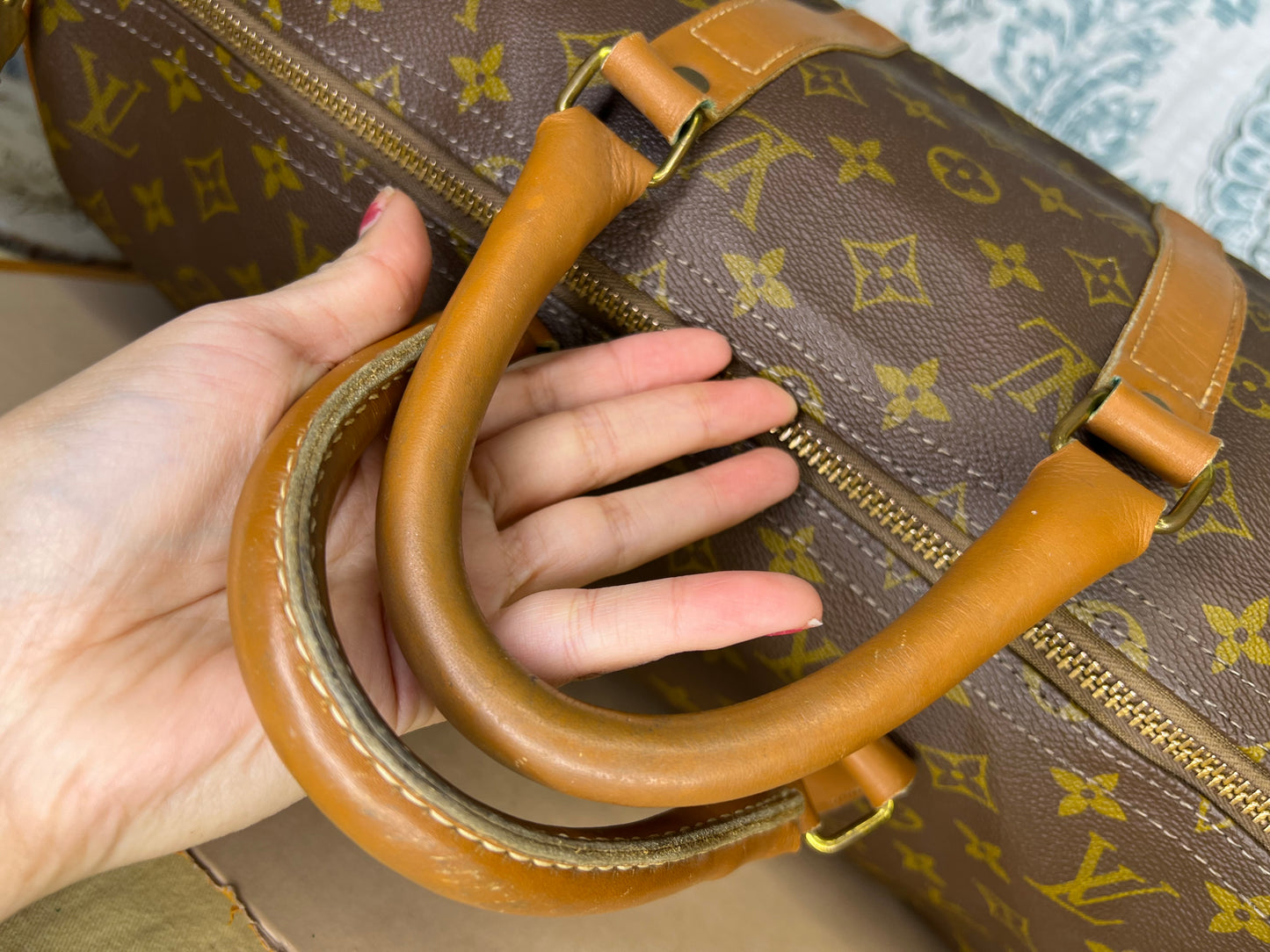 Louis Vuitton French Company Keepall 45 Bon Voyage Bazaar Beverly Hills