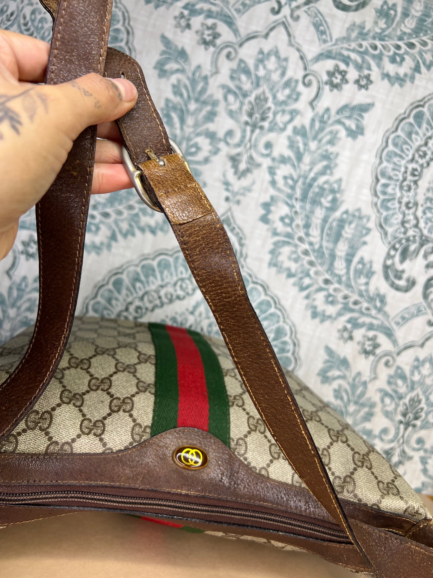 Gucci Vintage Sherry Line Ophidia Bag