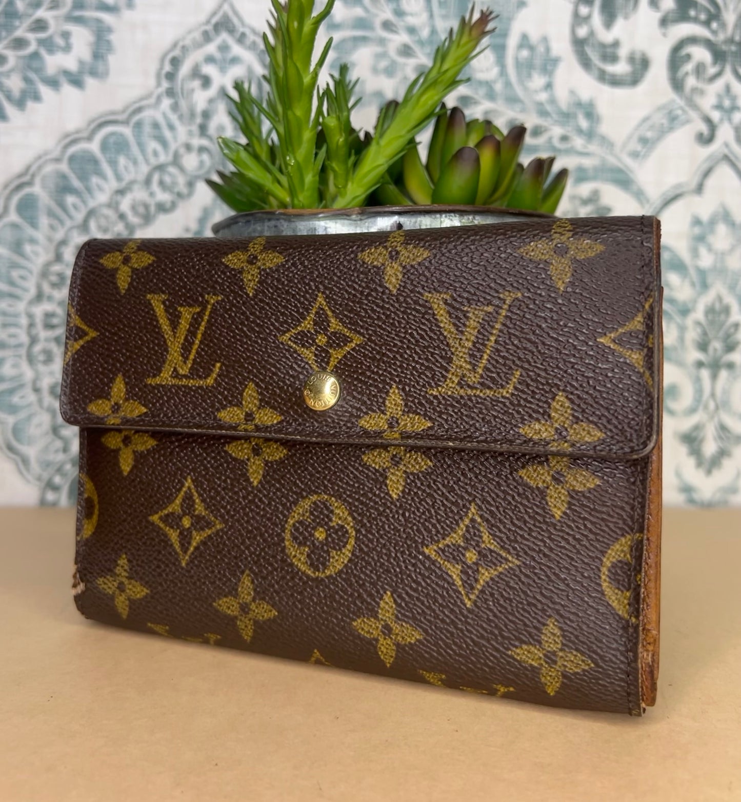 Louis Vuitton Monogram Passport Trifold Wallet #3