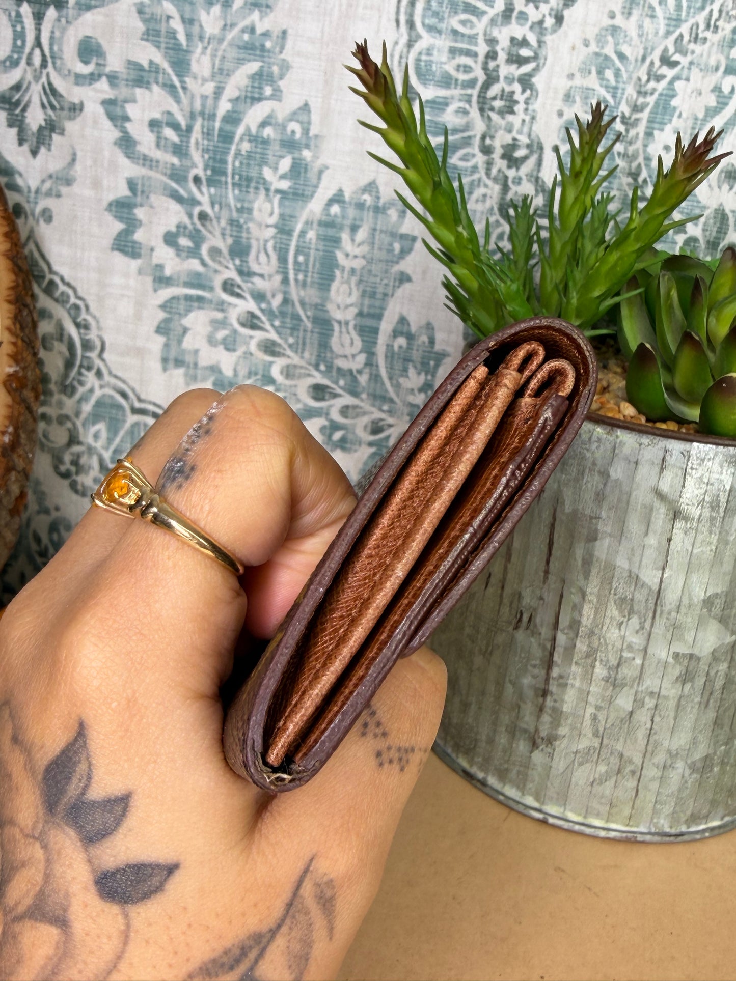 Louis Vuitton Porte Monnaie Plat Monogram Card Case #3