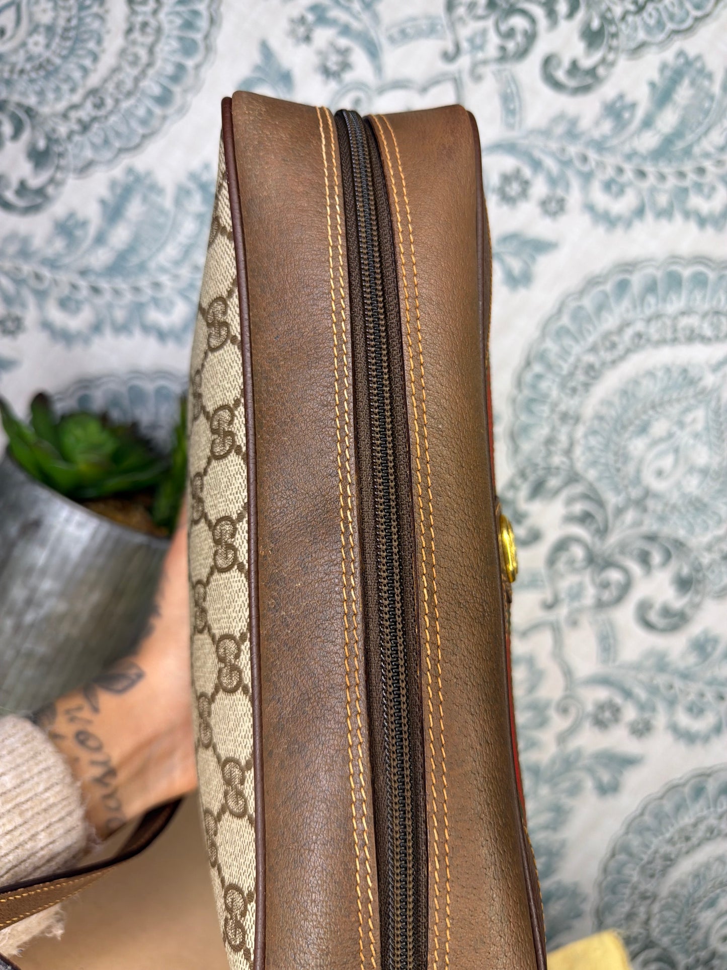 Gucci Vintage Supreme Sherry Line Purse