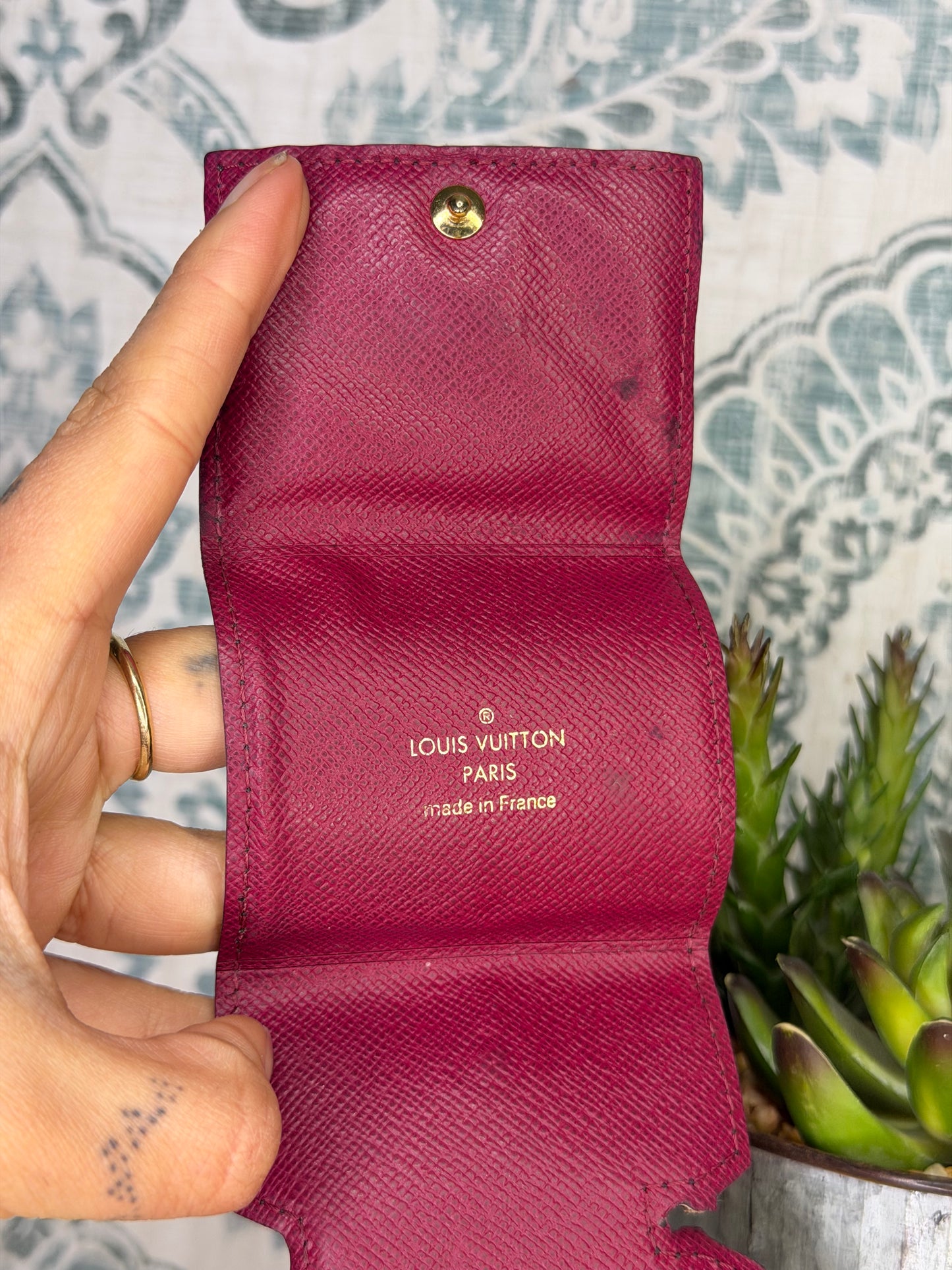 Louis Vuitton Wired Earphone Case Fuschia