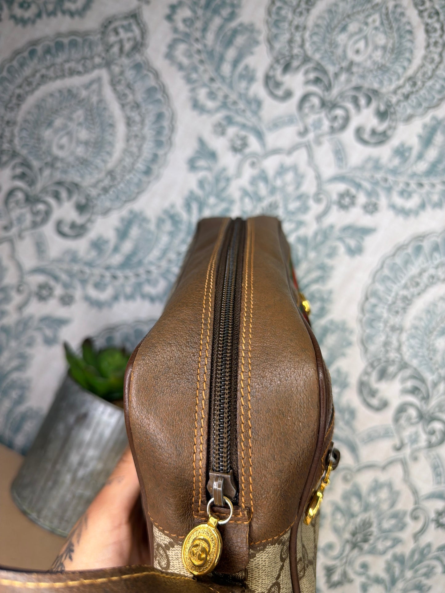 Gucci Vintage Supreme Sherry Line Purse
