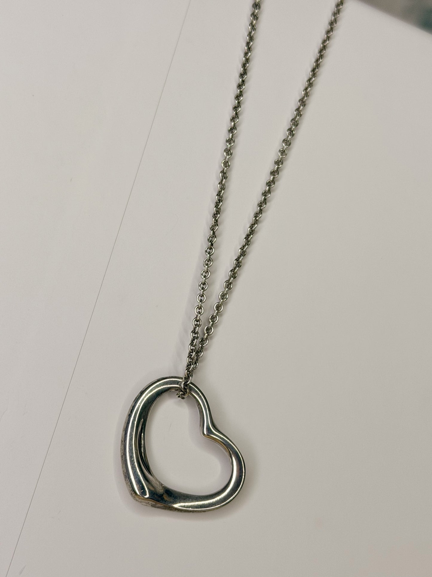 Tiffany & Co. Open Heart 22mm Necklace