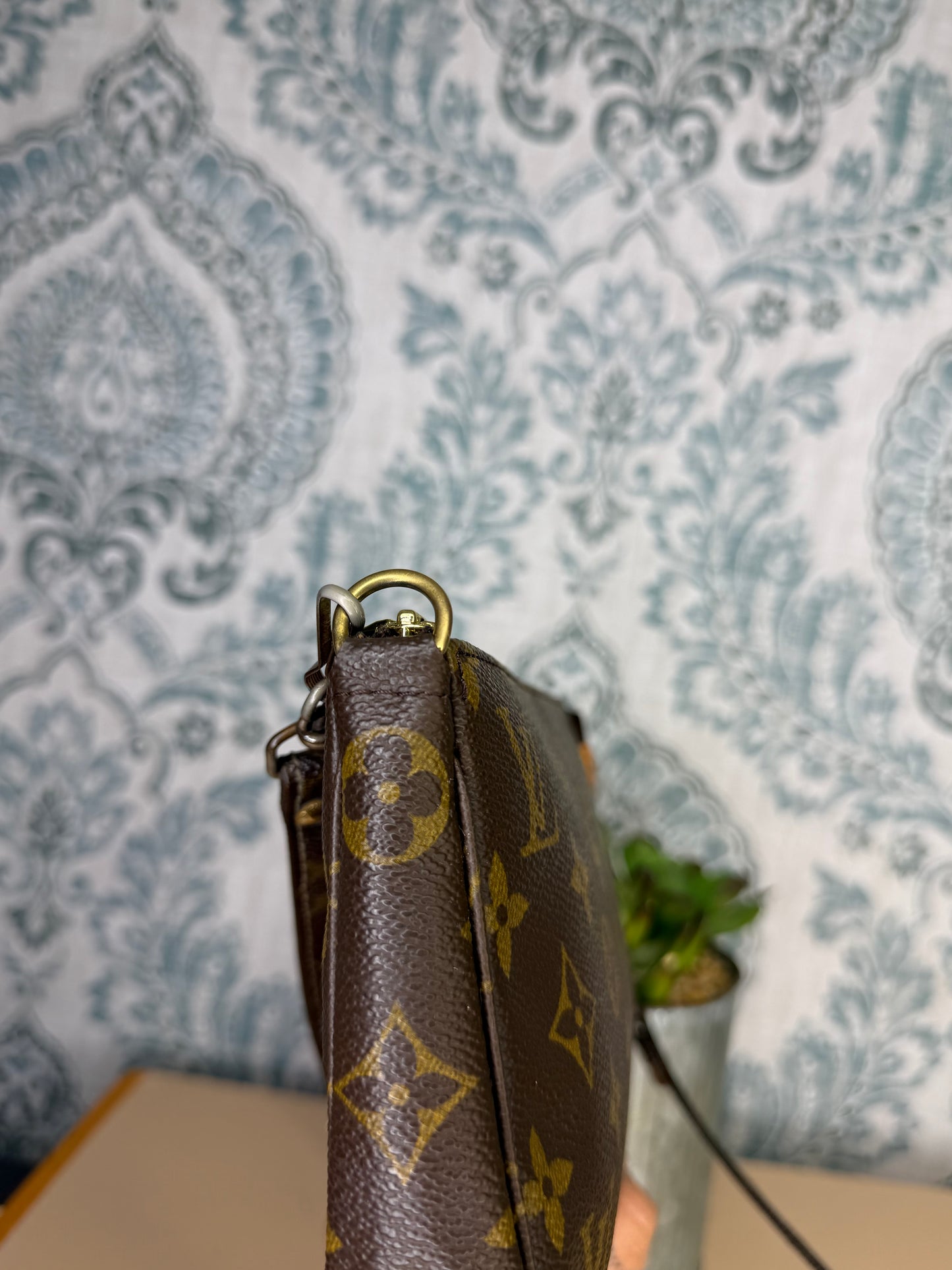 Louis Vuitton Pochette Accessories with Monogram Strap #2