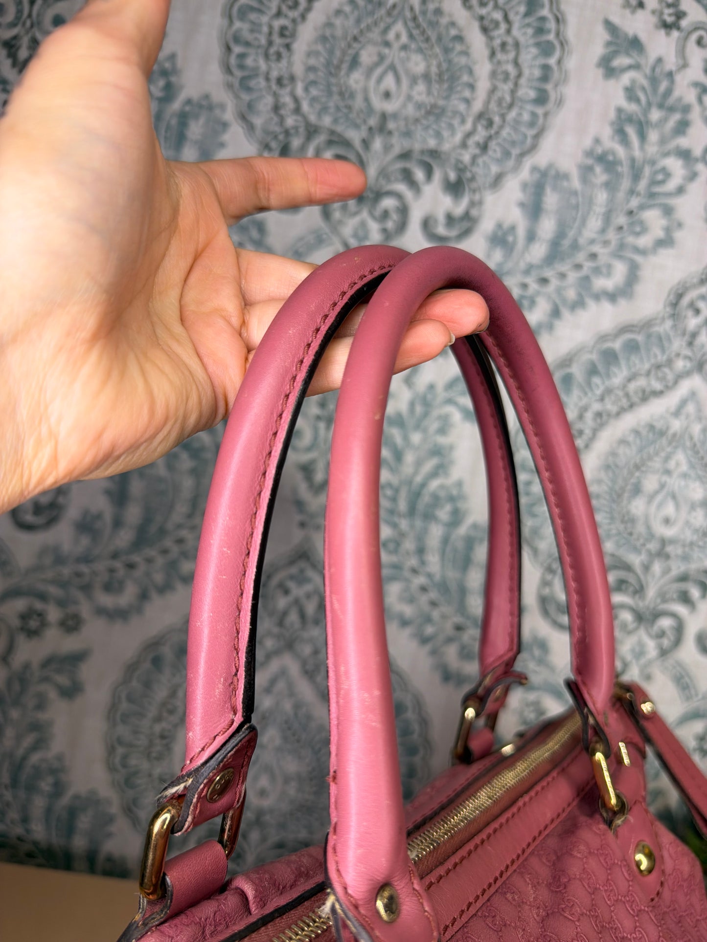 Gucci Pink Micro Guccissima Medium Sukey