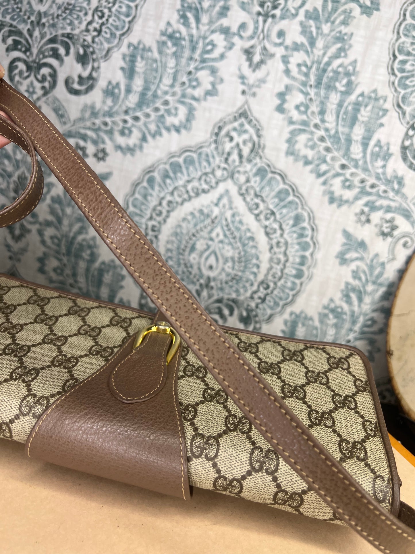 Gucci Supreme Vintage 2way Purse/Clutch