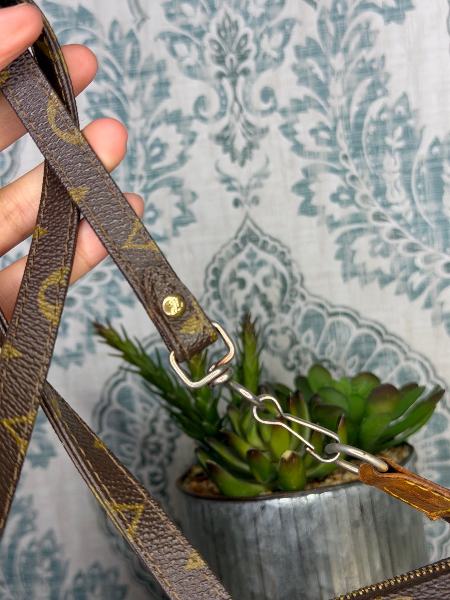 Louis Vuitton Pochette Accessories with Monogram Strap #1