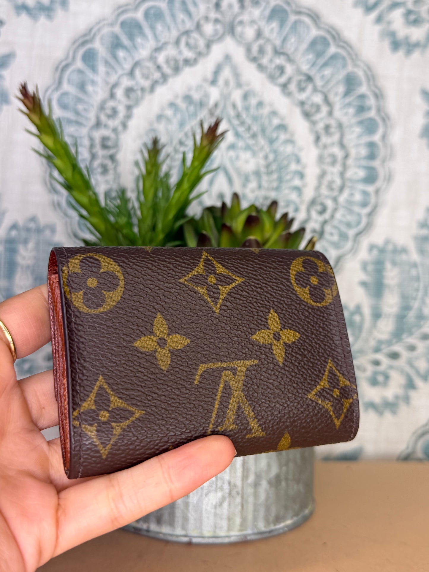 Louis Vuitton Porte Monnaie Plat Monogram Card Case #2