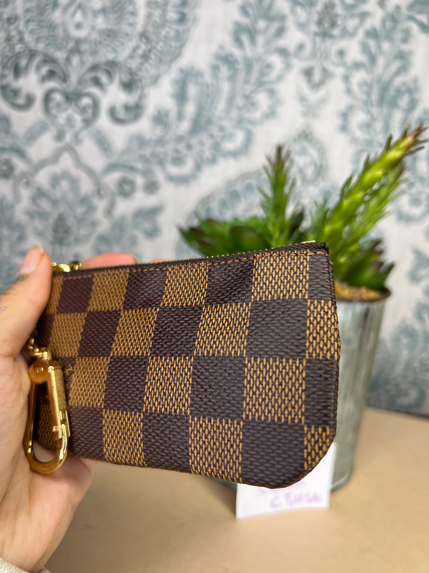 Louis Vuitton Damier Ebene Key Cles