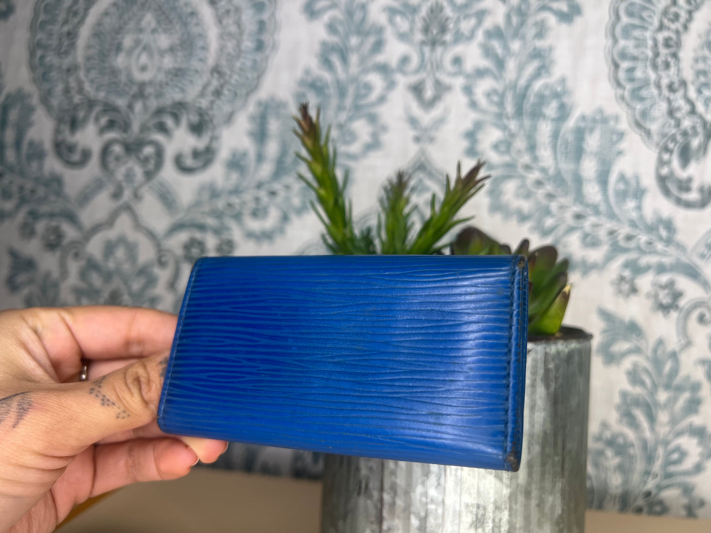 Louis Vuitton Epi Blue Key Holder #1