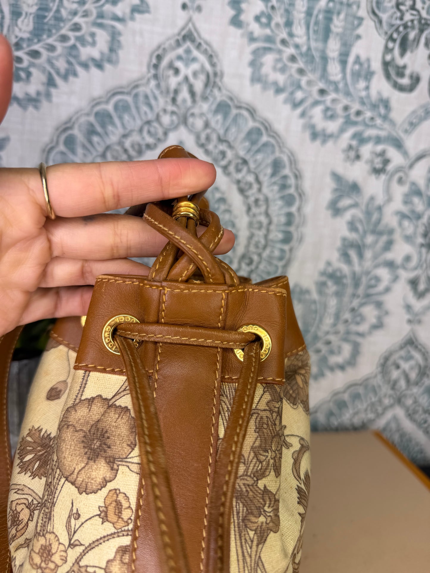 Gucci Floral Bucket Bag