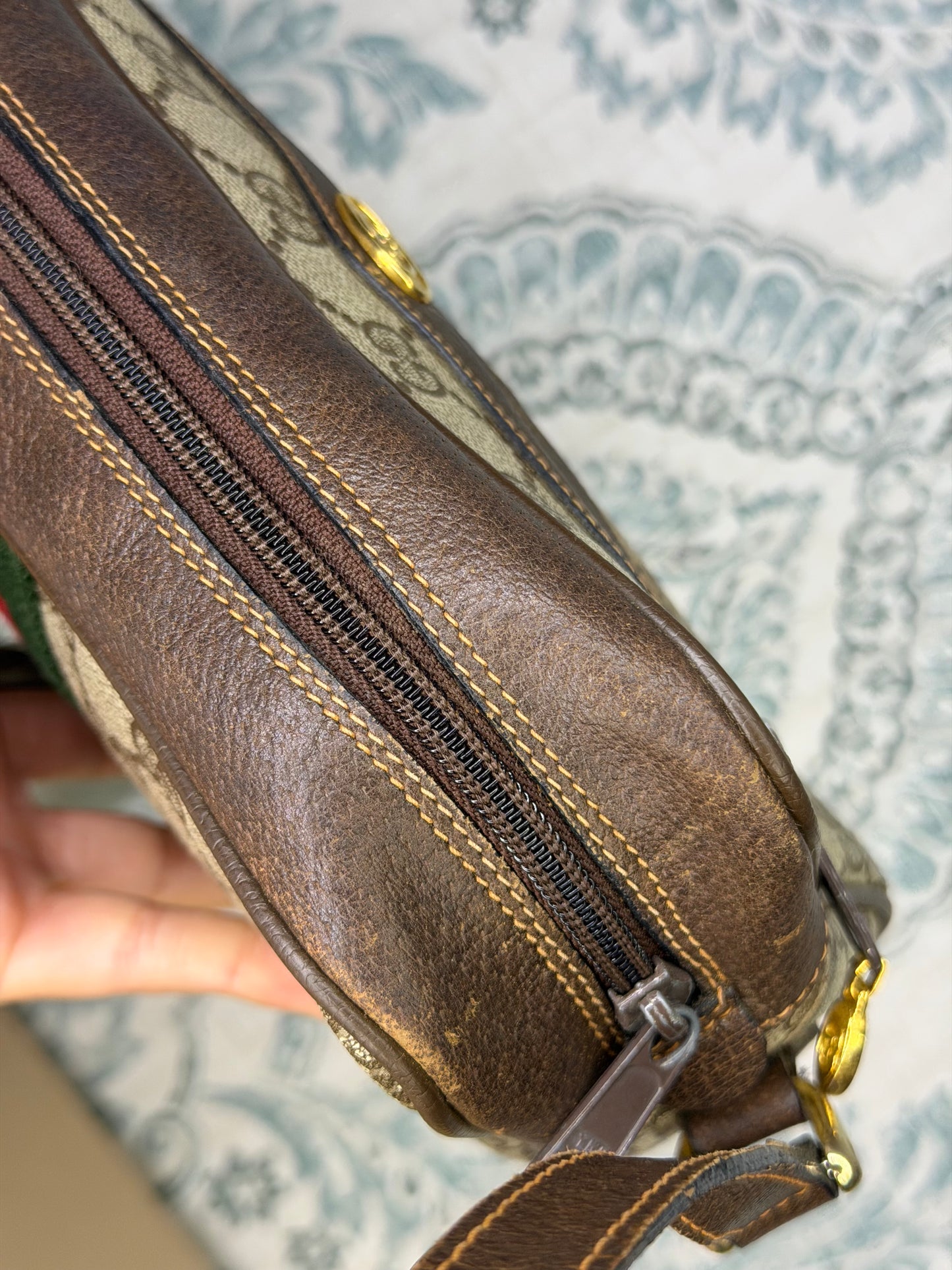 Gucci Vintage Supreme Sherry Line Purse
