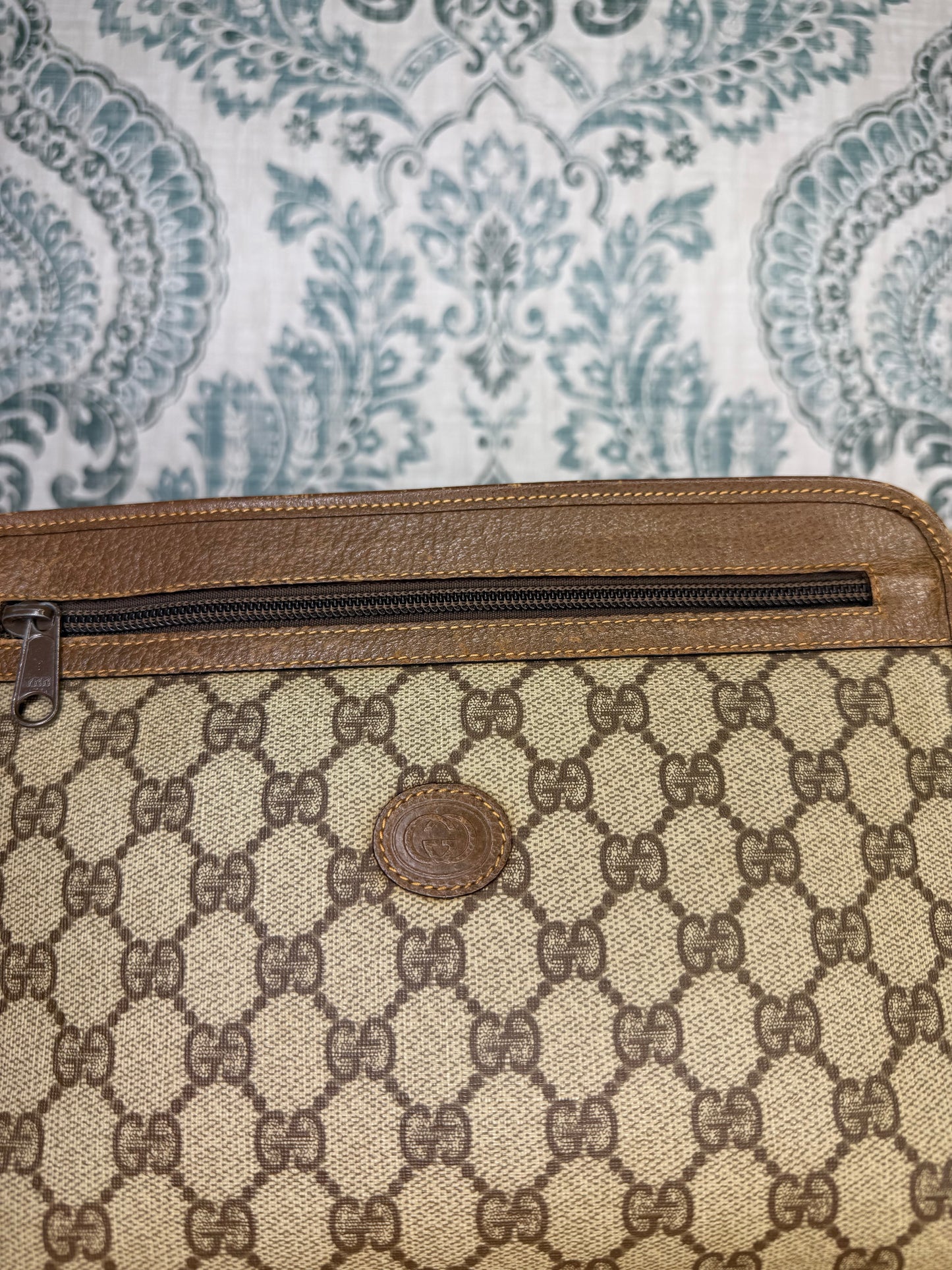 Gucci Supreme Brown Clutch