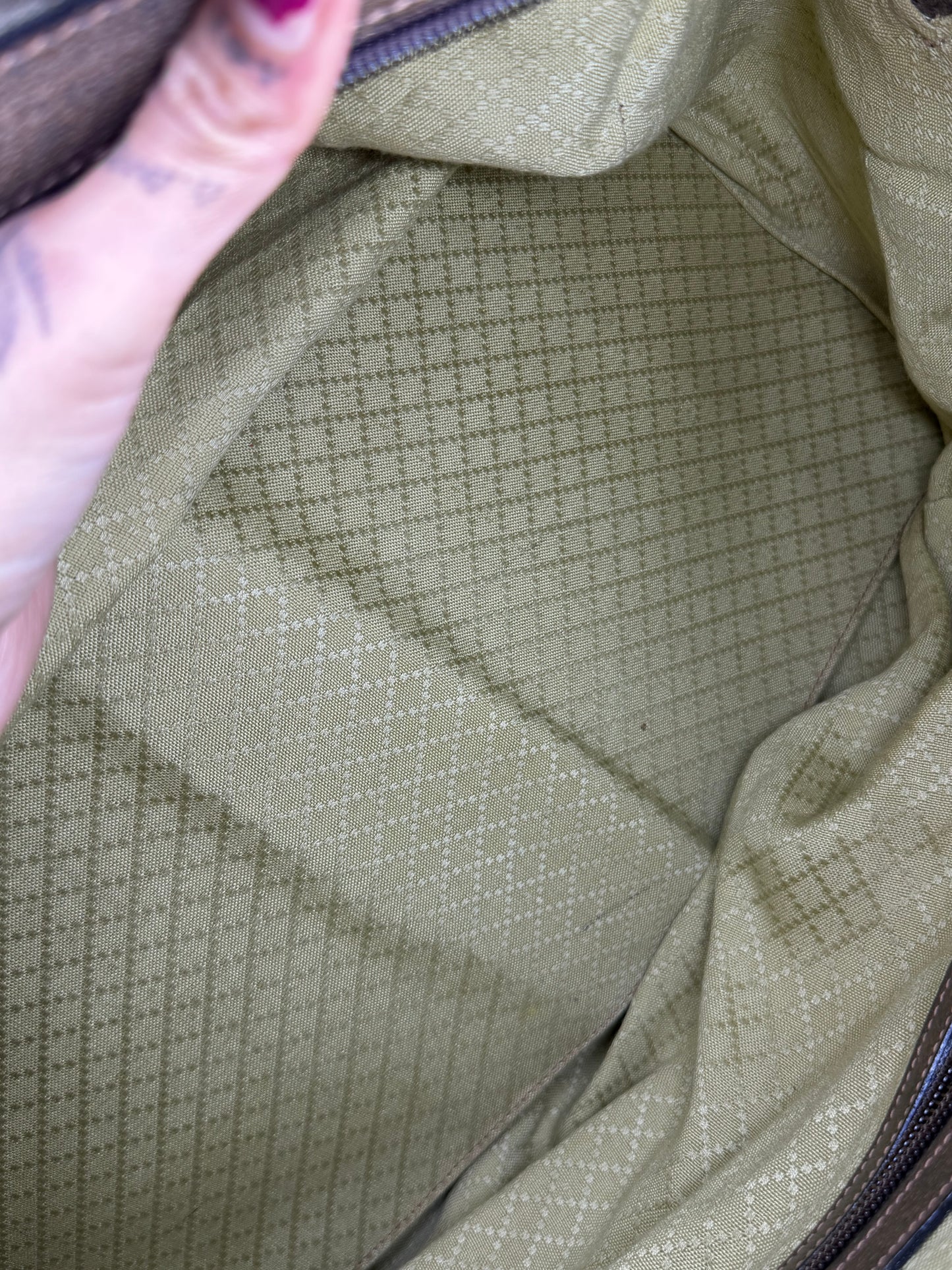 Gucci Vintage Supreme Duffle Bag with Shoulder Strap