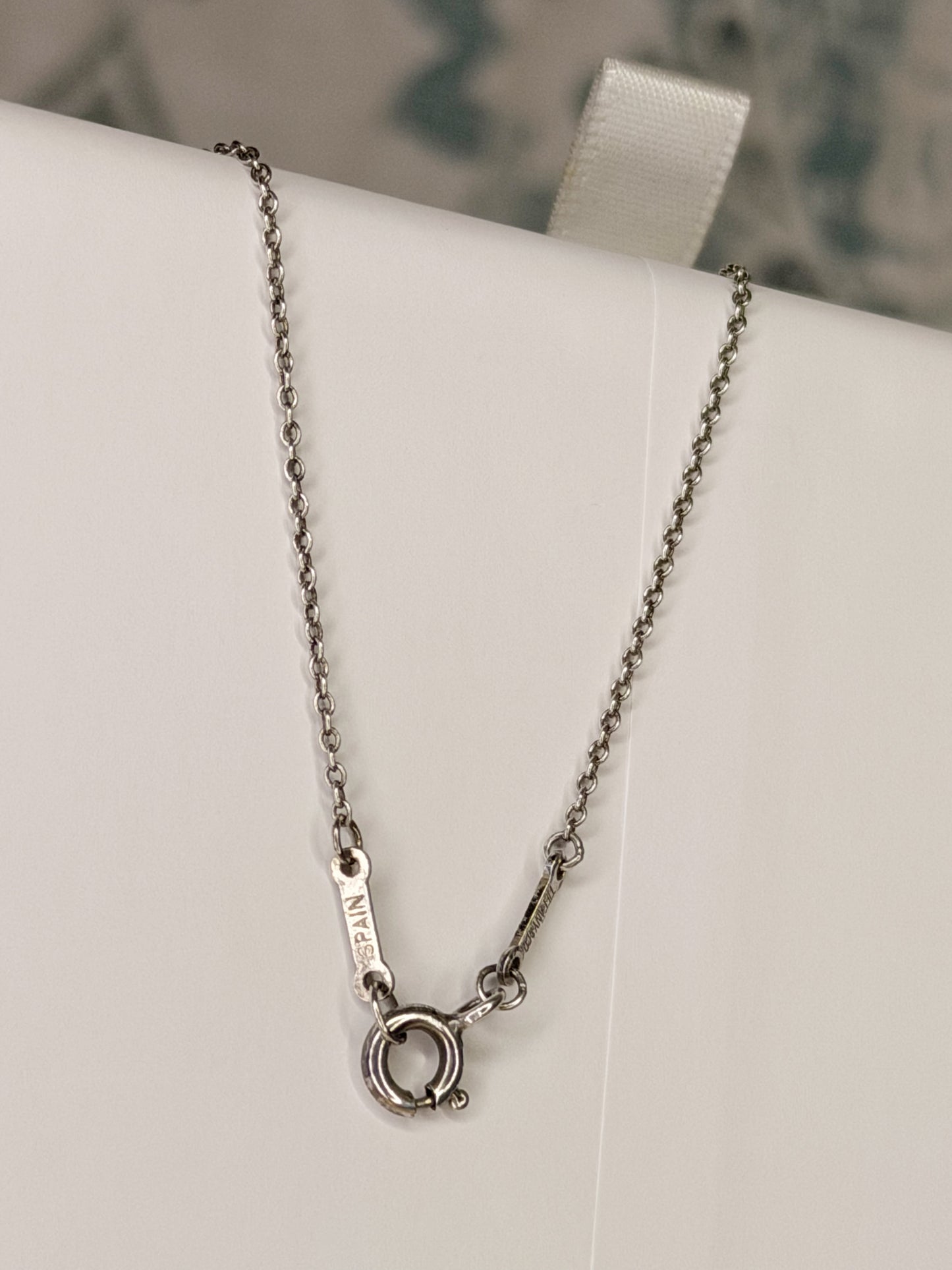 Tiffany & Co. Elsa Perretti Silver Dove Necklace