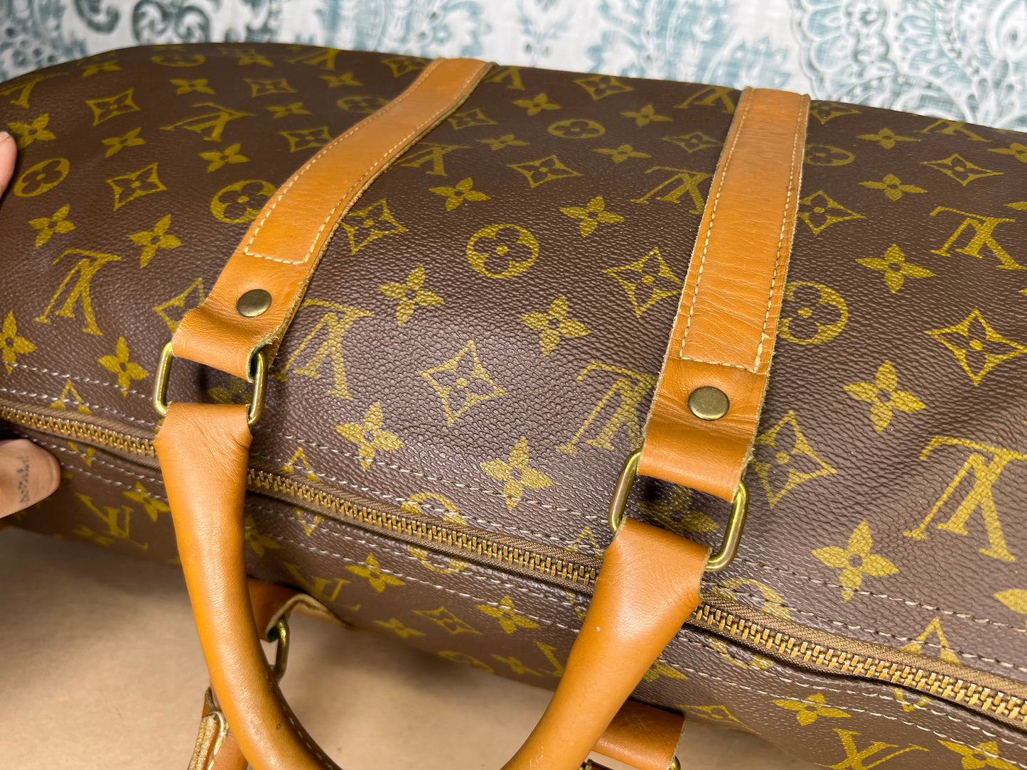 Louis Vuitton French Company Keepall 45 Bon Voyage Bazaar Beverly Hills