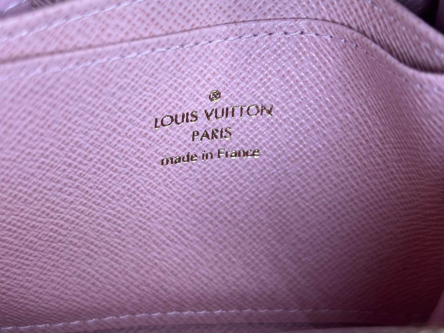 Louis Vuitton Rose Ballerine Zippy Compact Wallet