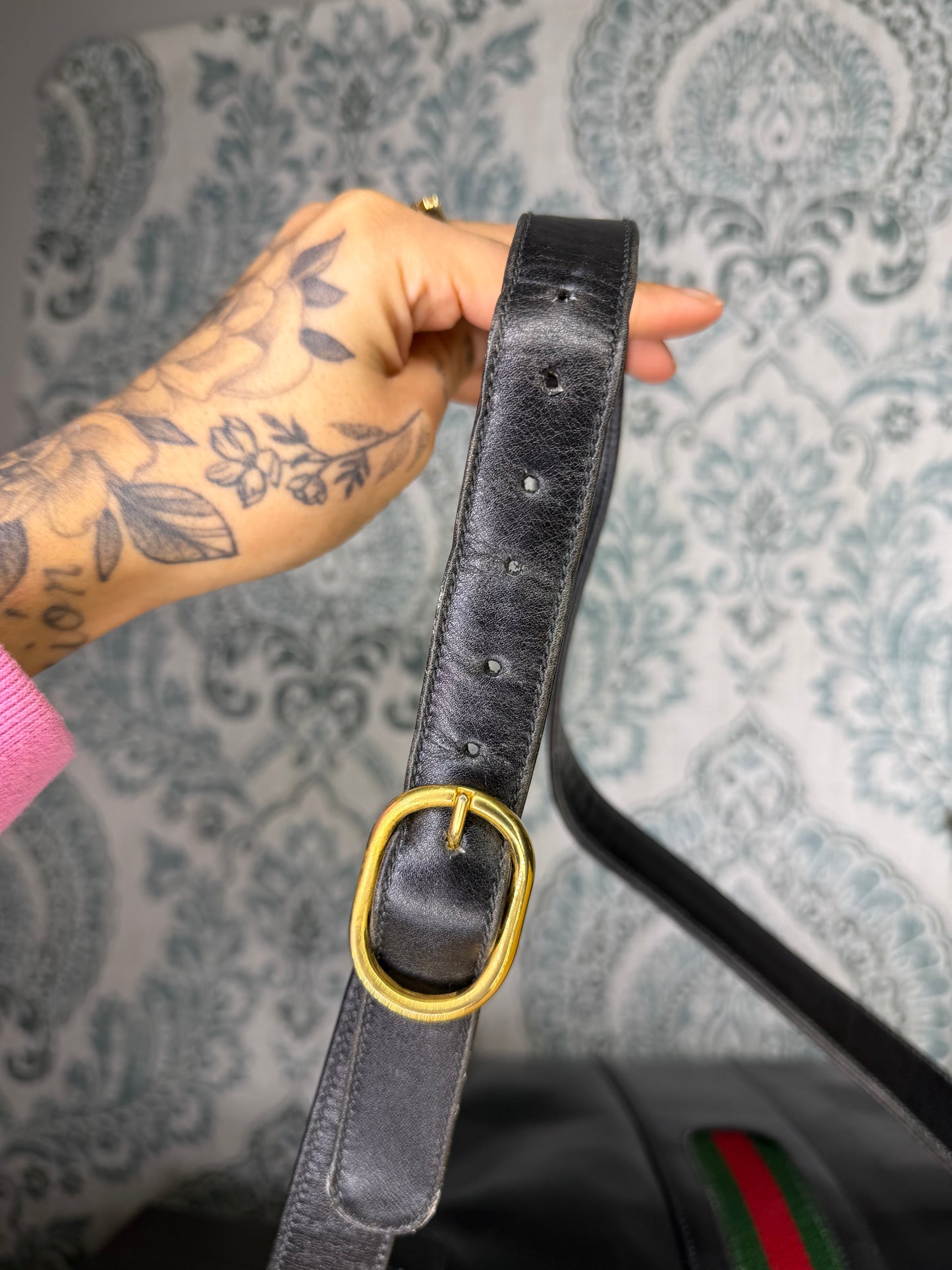 Gucci Vintage Sherry Line Shoulder Bag