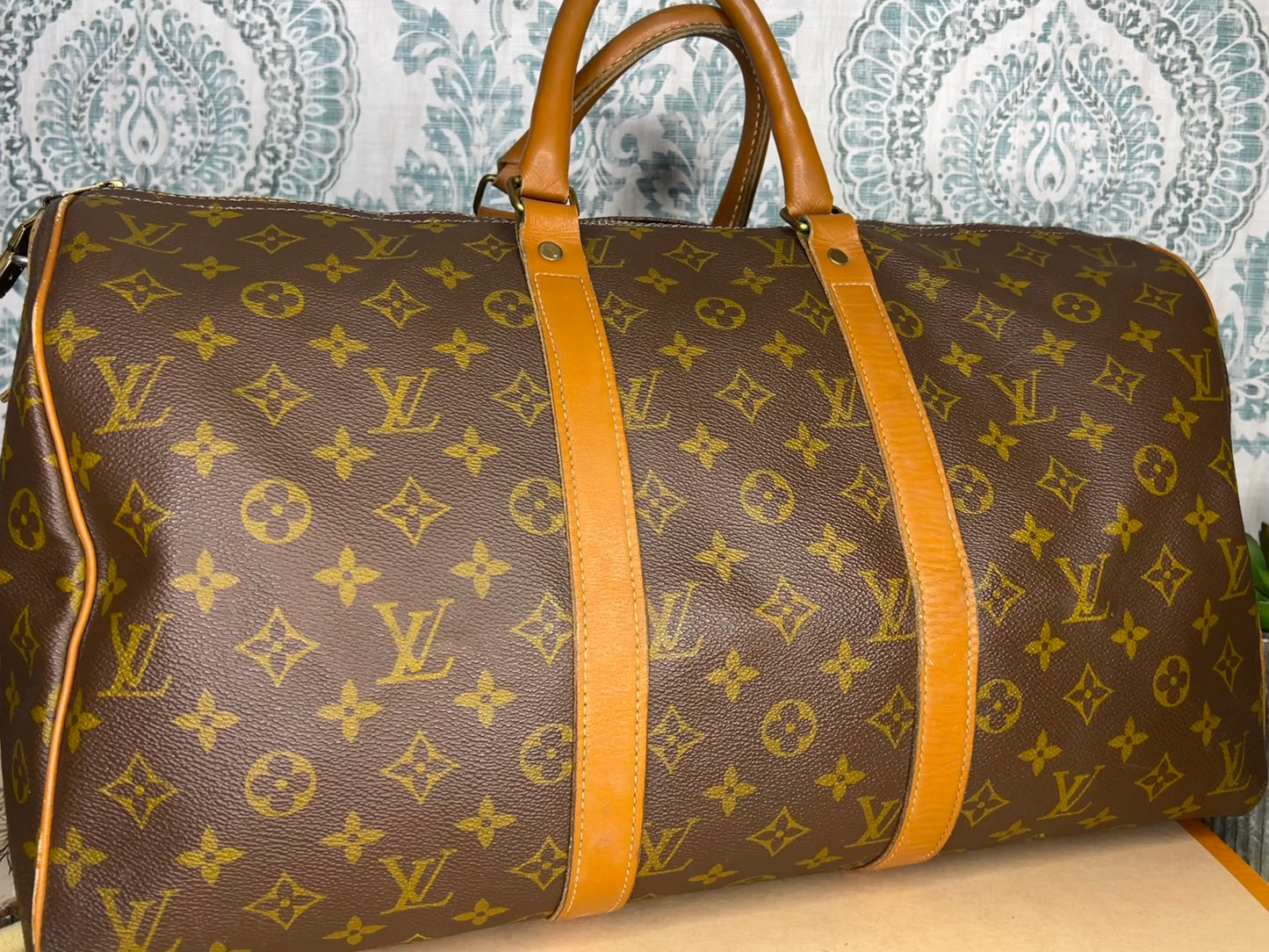Louis Vuitton French Company Keepall 45 Bon Voyage Bazaar Beverly Hills