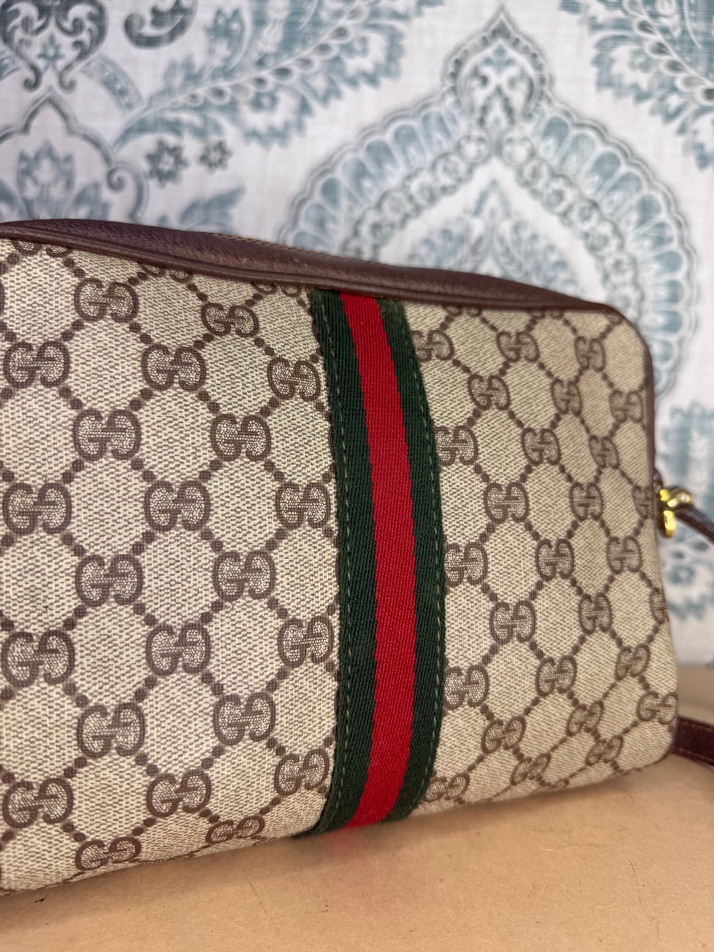 Gucci Vintage Supreme Sherry Line Purse