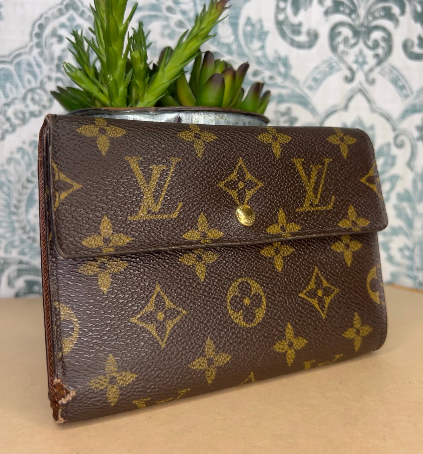 Louis Vuitton Monogram Passport Trifold Wallet #3