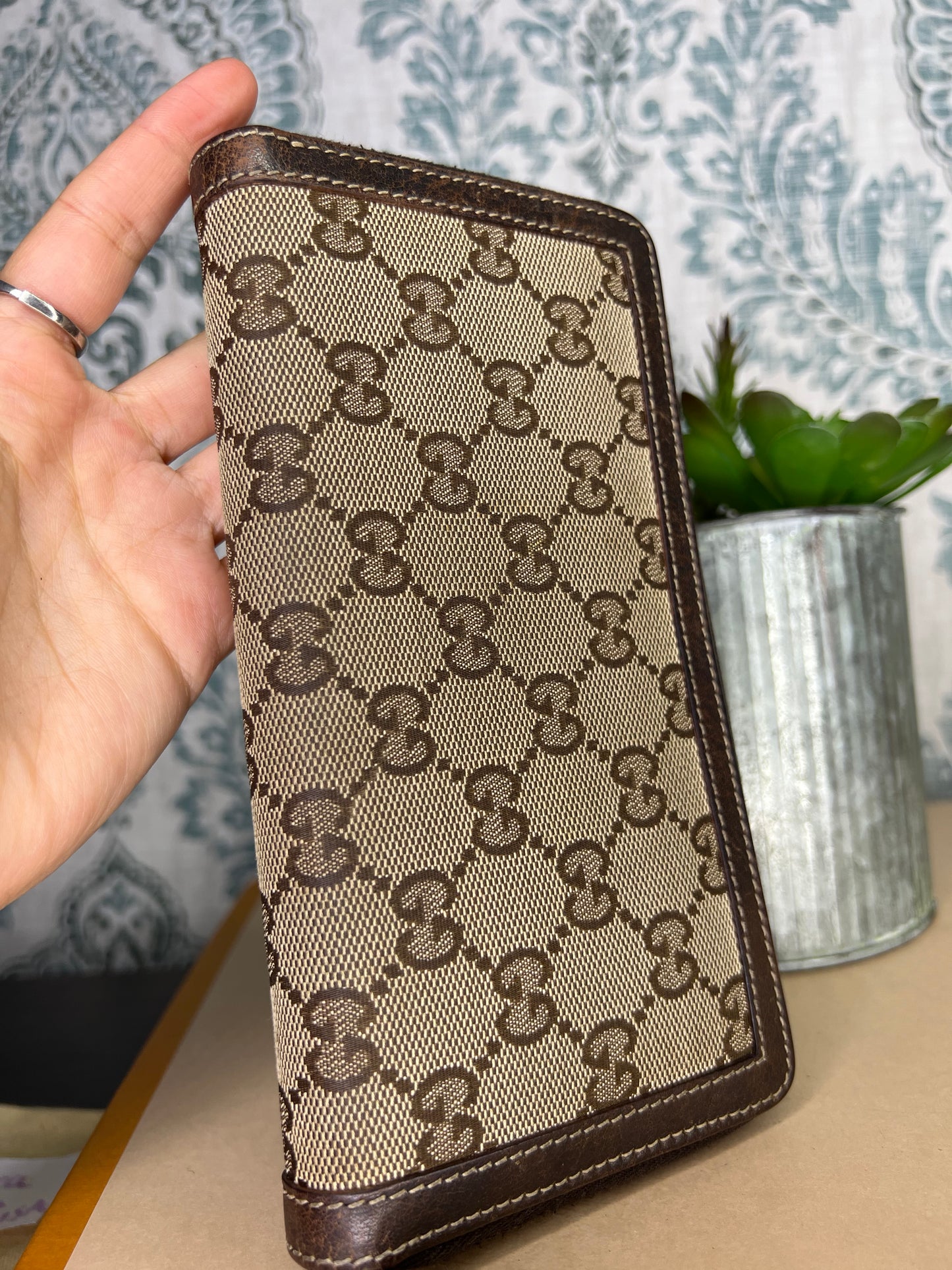 Gucci Bamboo Canvas Wallet