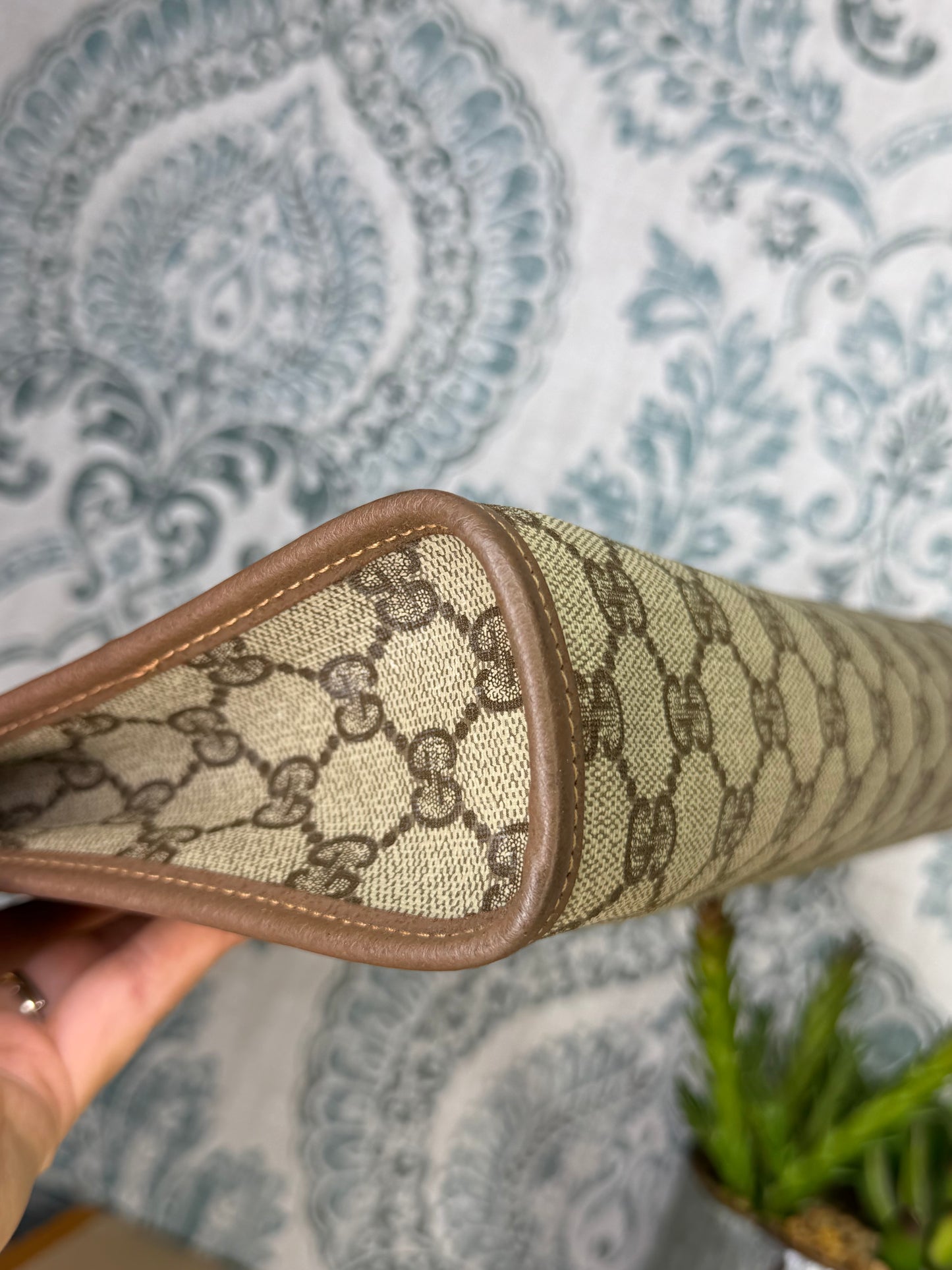 Gucci Supreme Brown Clutch