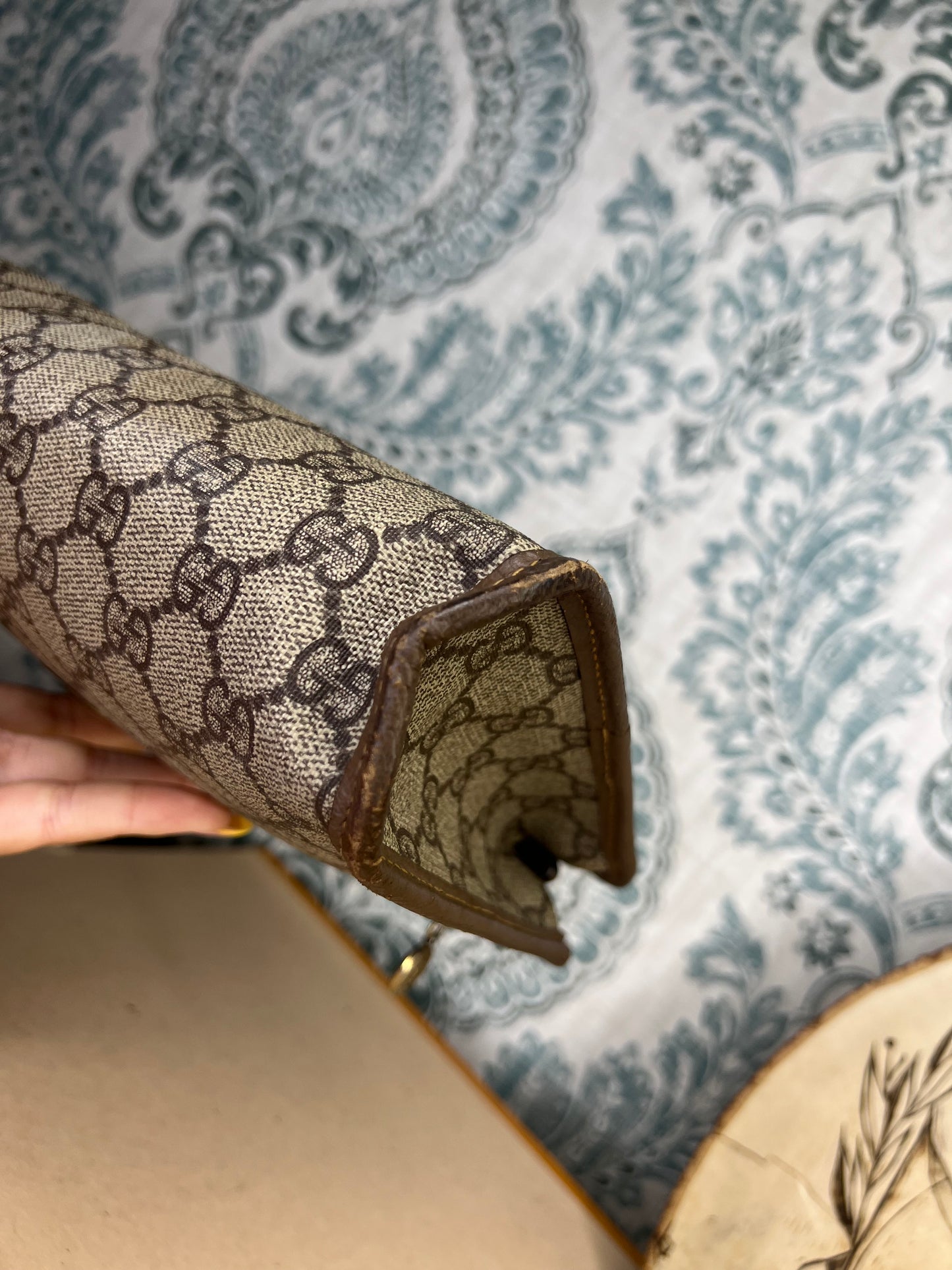 Gucci Vintage Brown Clutch