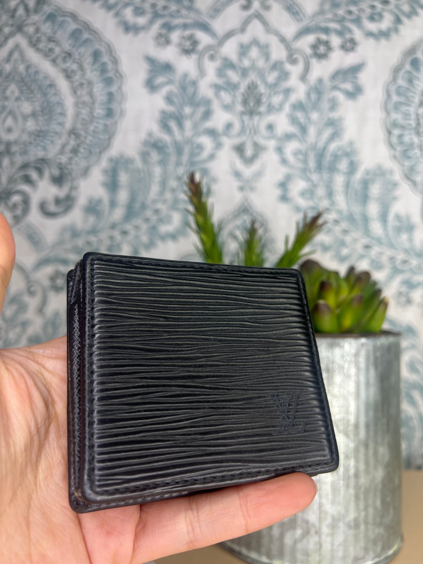 Louis Vuitton Black Epi Porte Monnaie Boite Jewelry/Coin Pouch