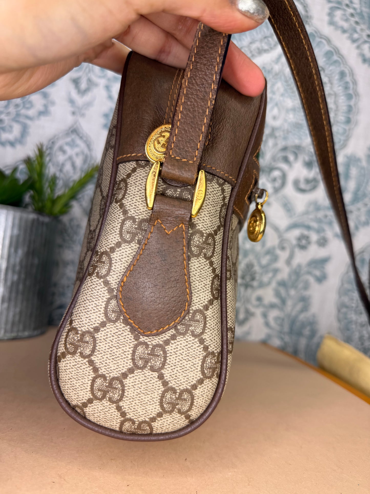 Gucci Vintage Supreme Sherry Line Purse