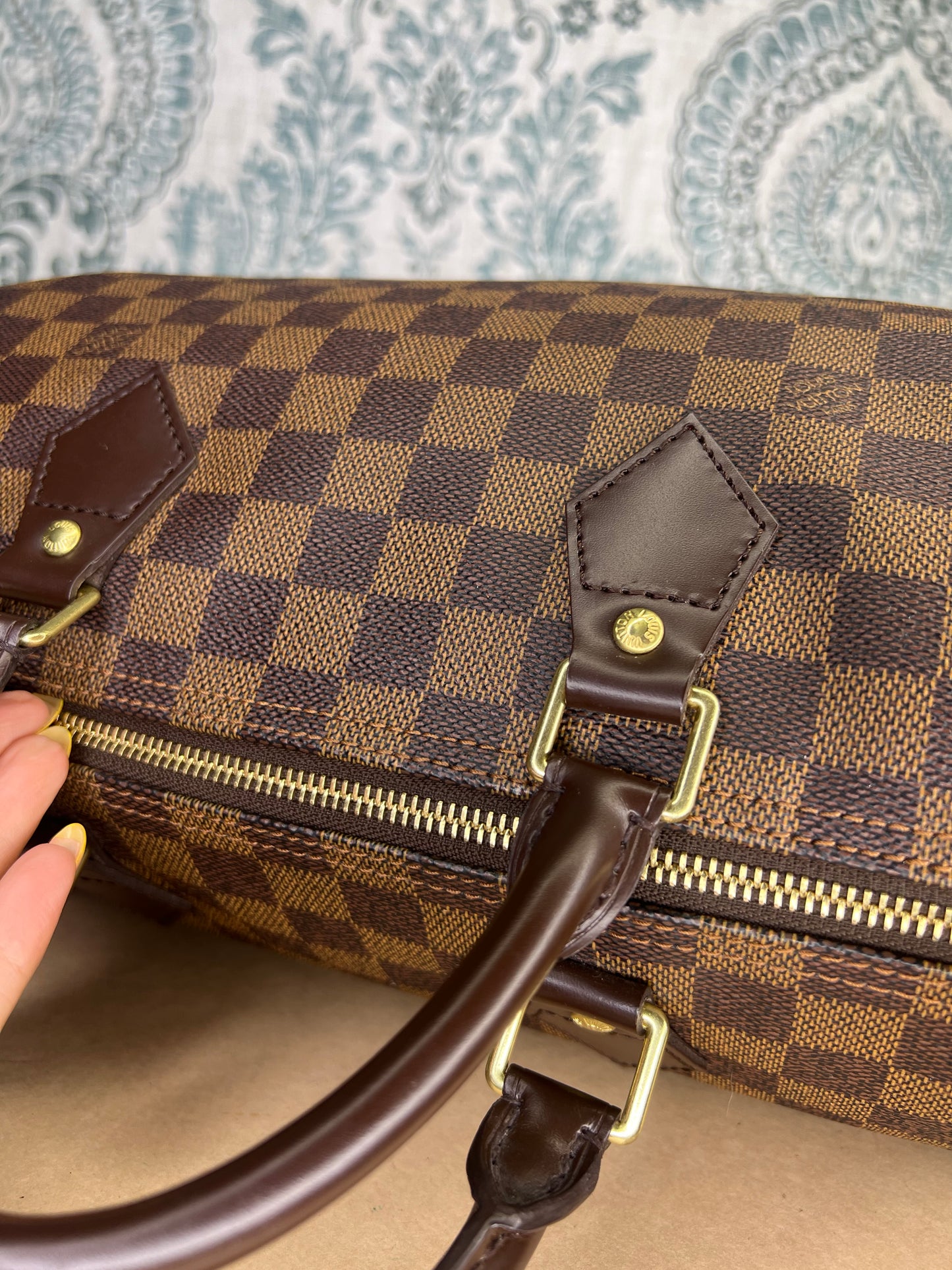 Louis Vuitton Speedy 30 Damier Ebene