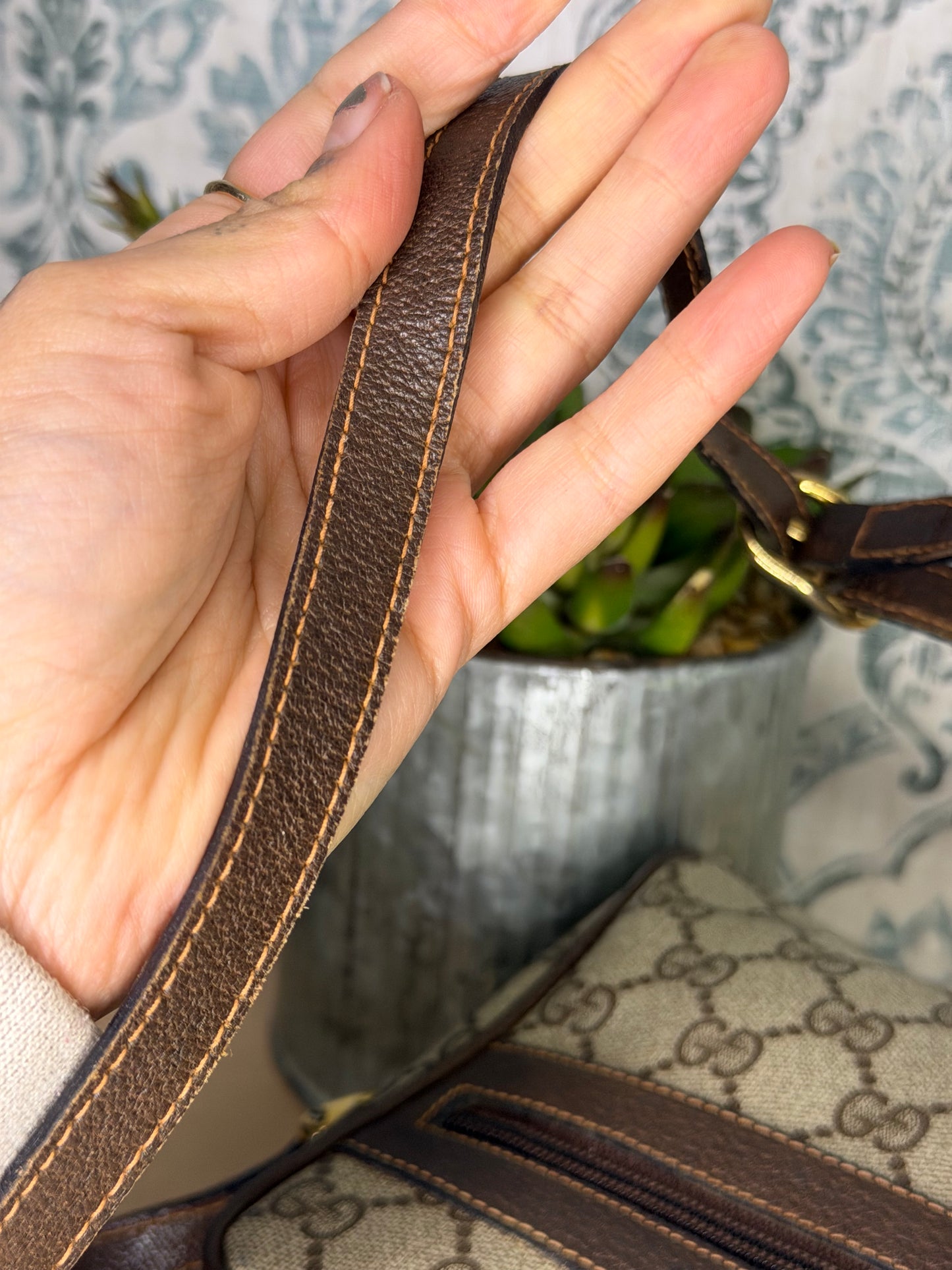 Gucci Vintage Supreme Sherry Line Purse
