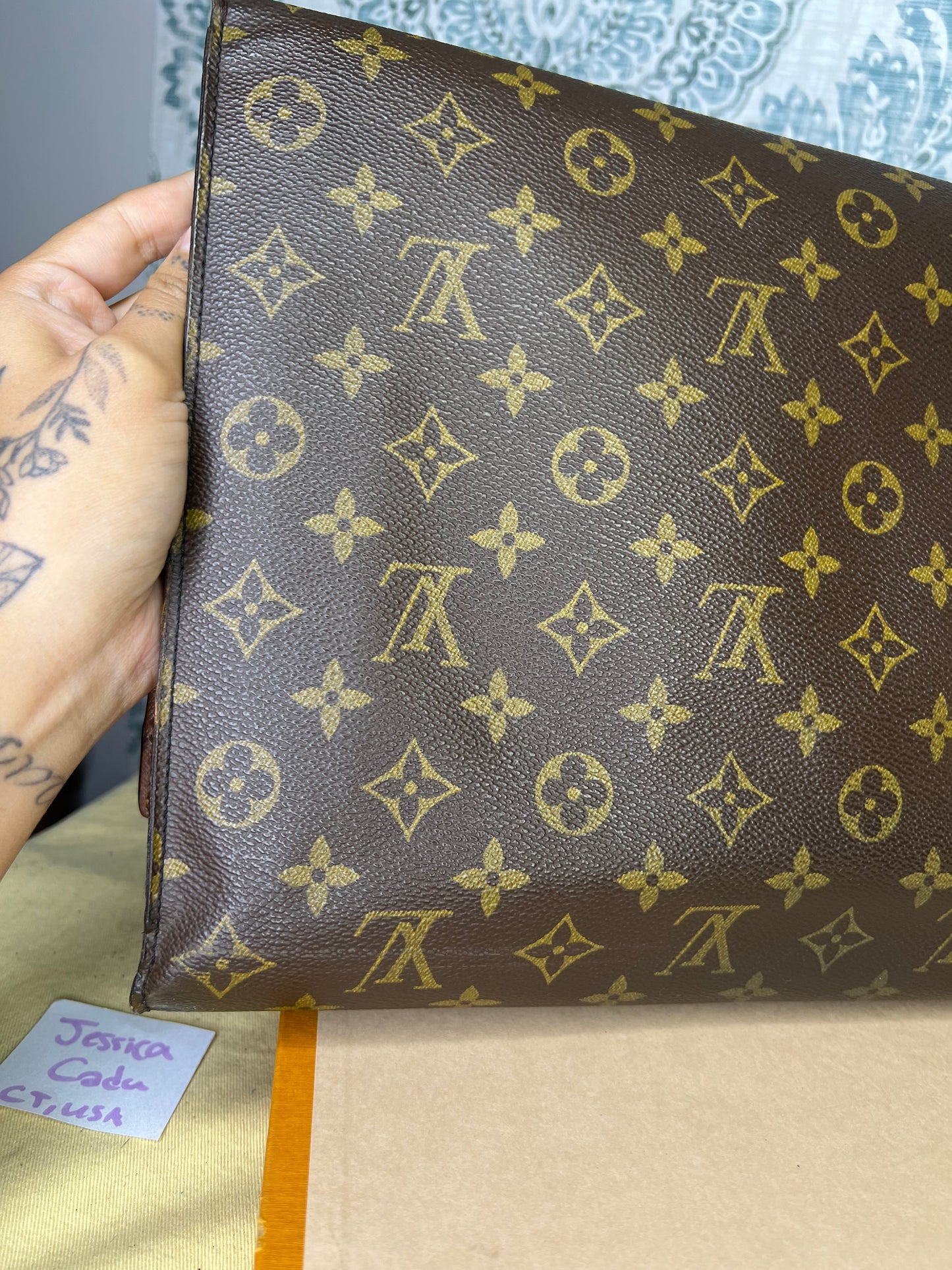 Monogram Portfolio Case