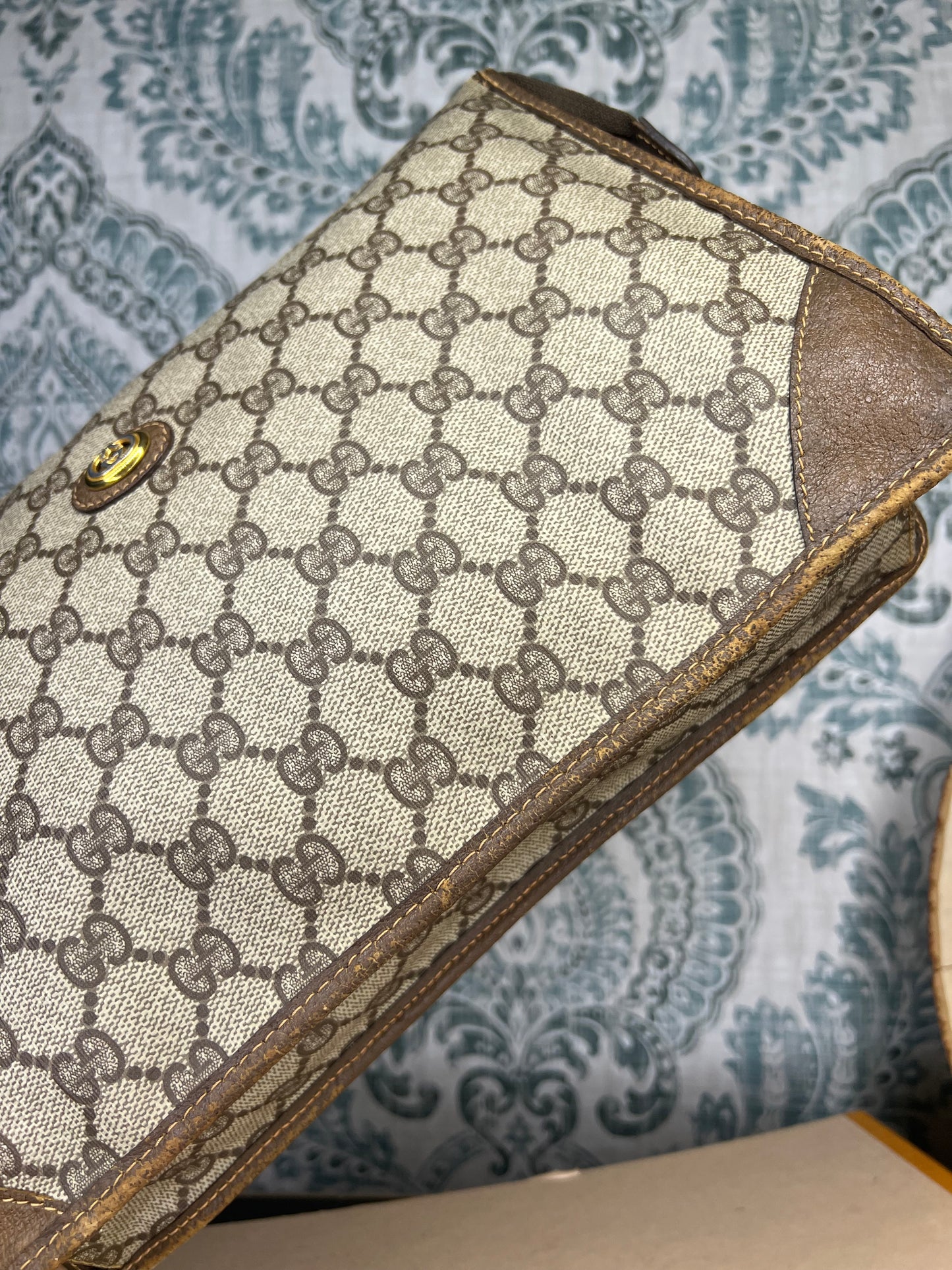 Gucci Brown Vintage Clutch