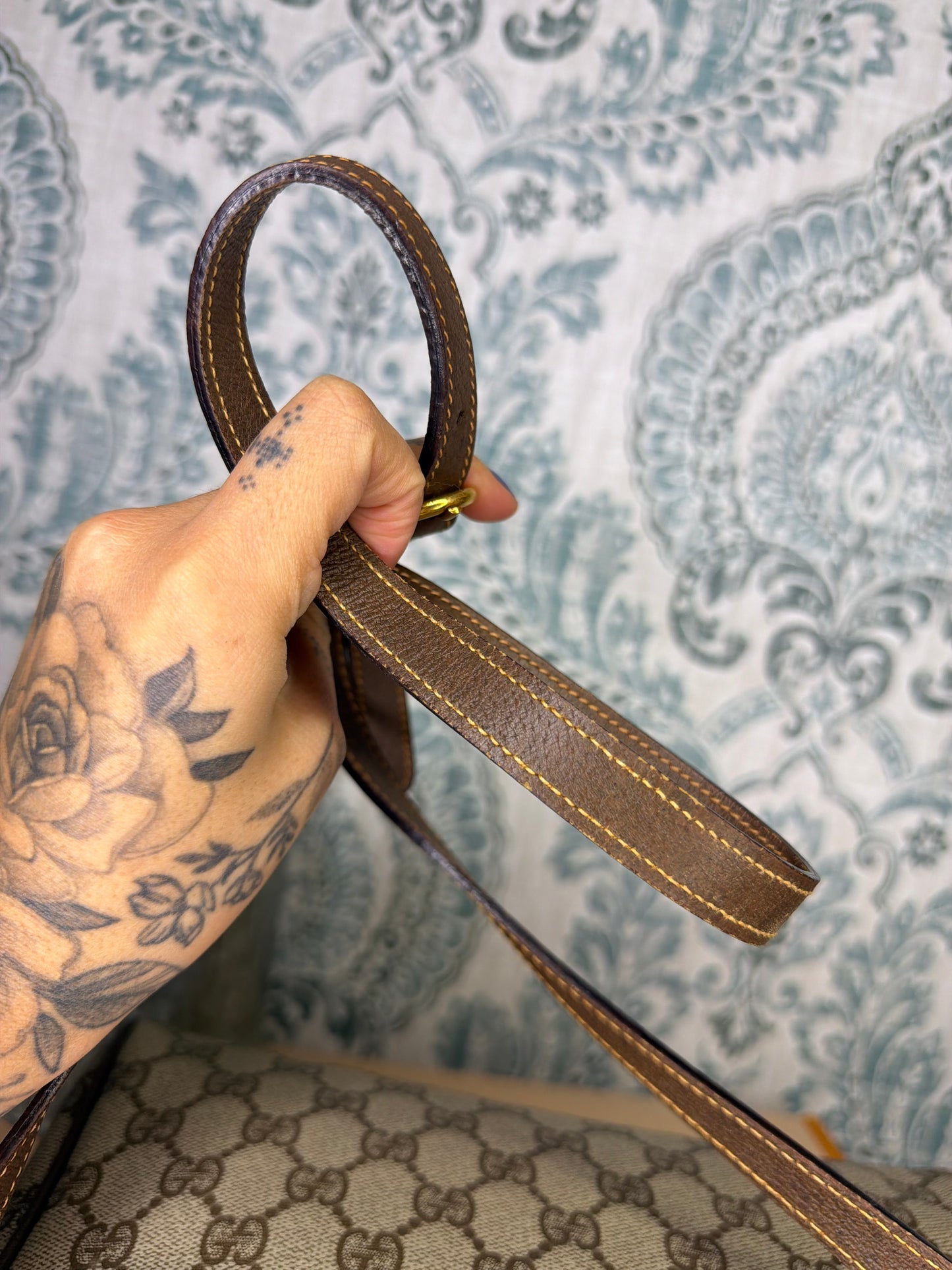 Gucci Vintage Supreme Sherry Line Purse