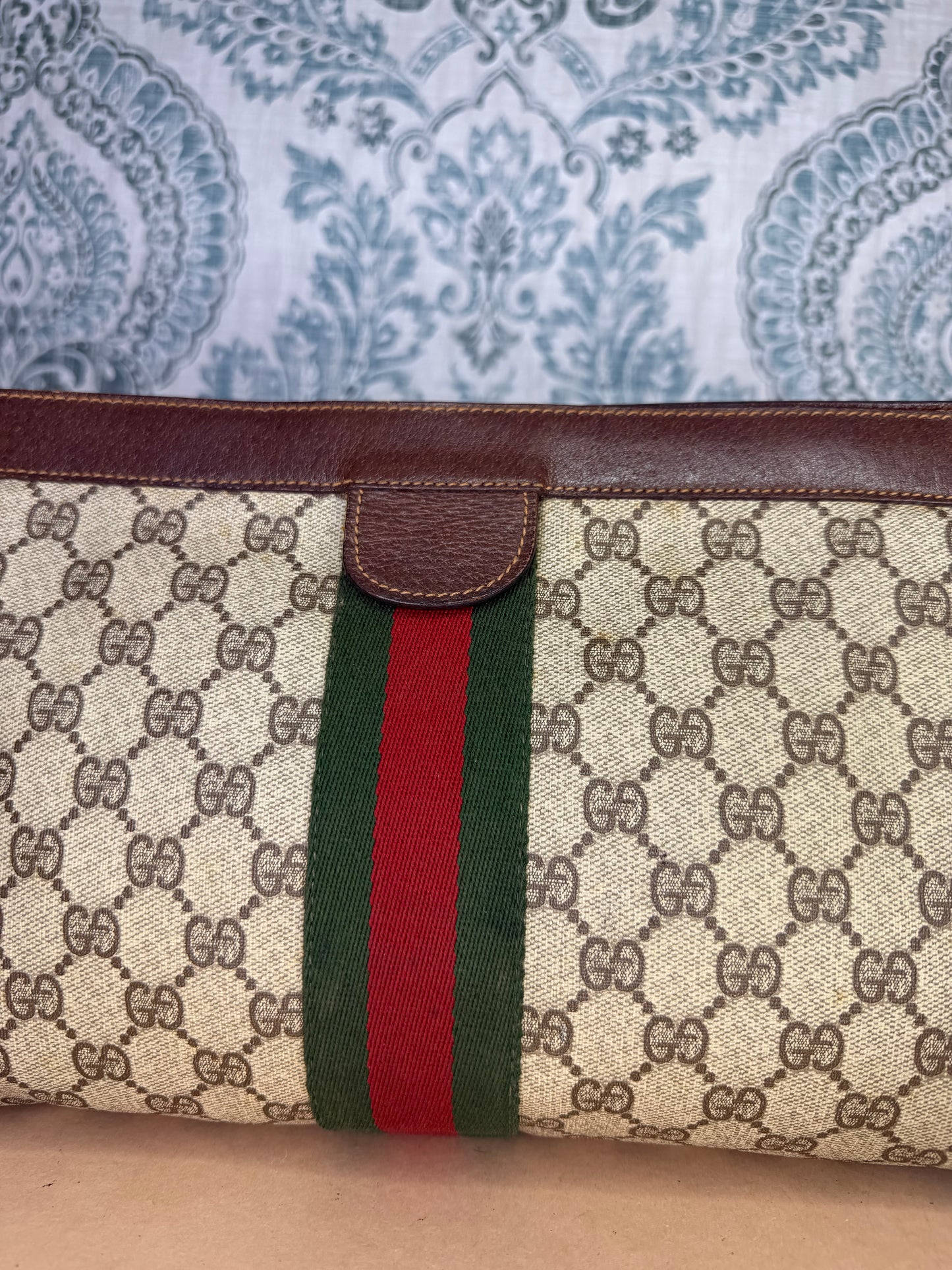 Gucci Supreme Sherry Line Clutch #1 (Parfums)