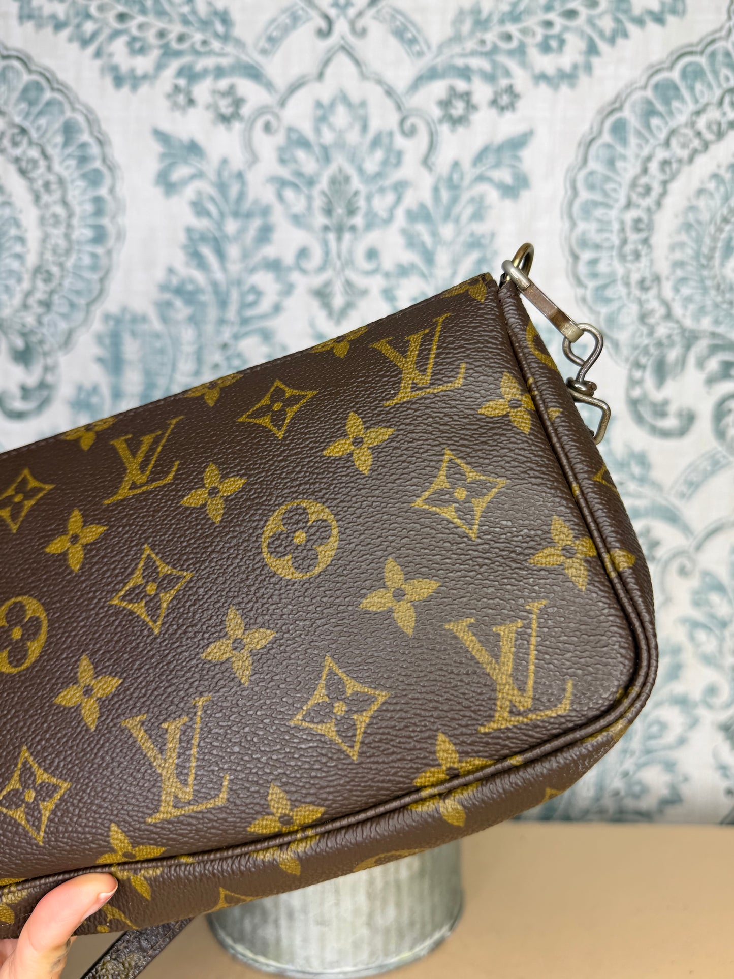 Louis Vuitton Pochette Accessories with Monogram Strap #2