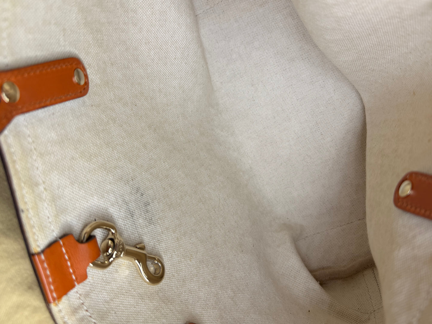 Gucci Diamante Orange Small Tote with Pouch