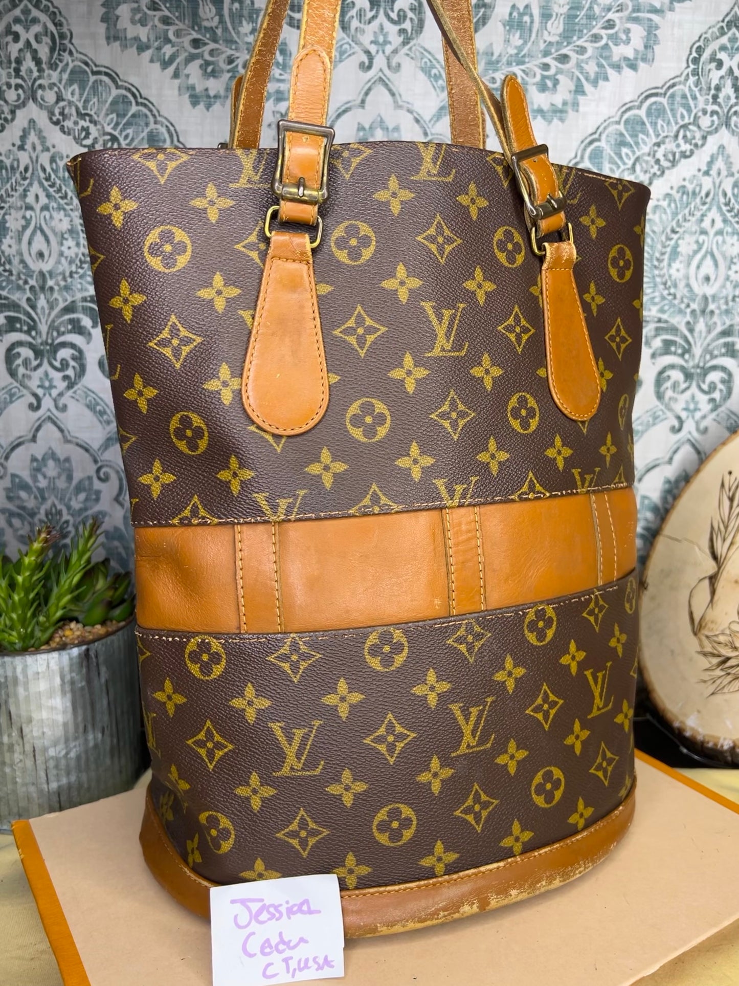 Louis Vuitton French Company Bucket GM