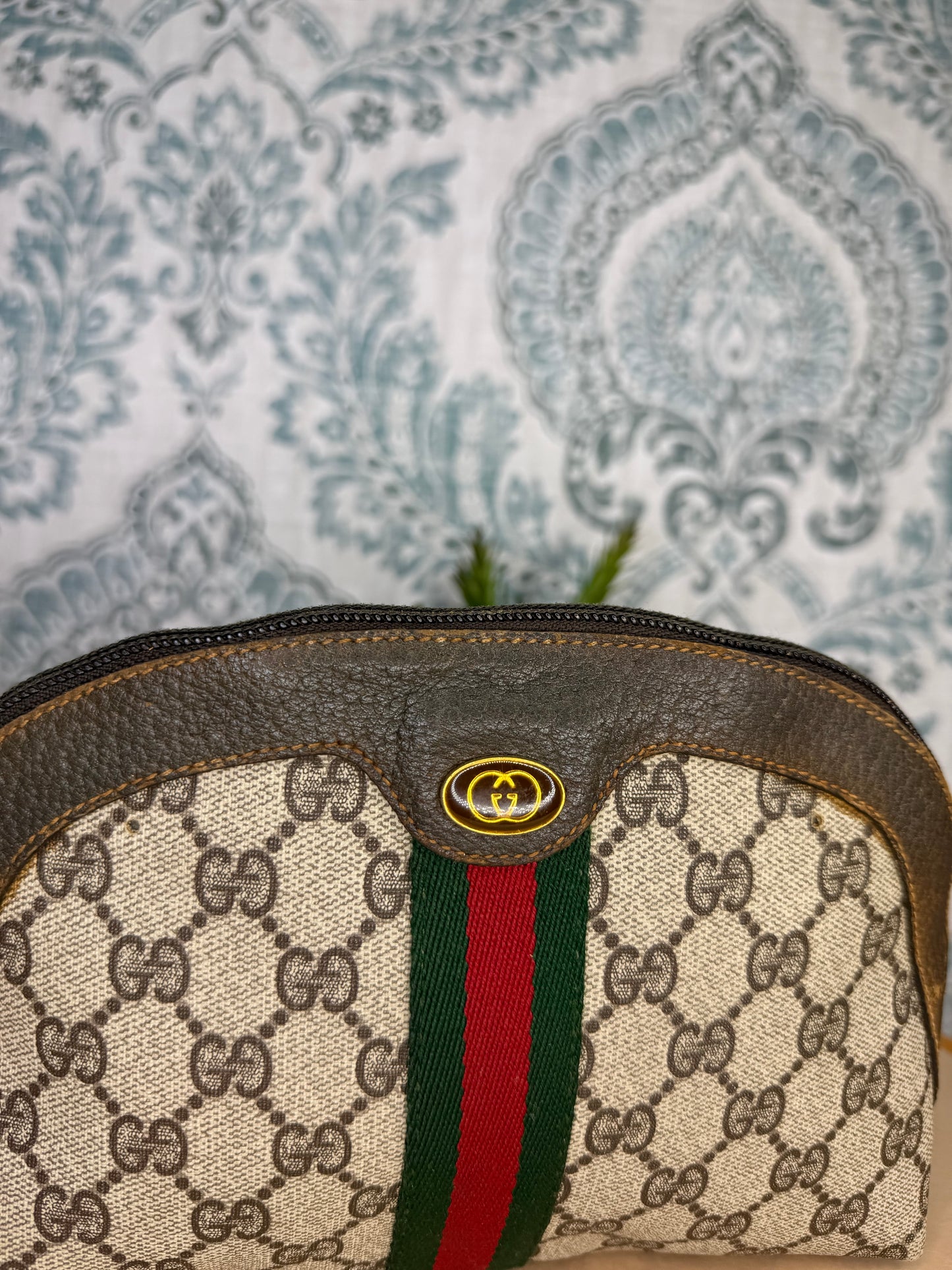 Gucci Supreme Sherry Line Cosmetic Pouch
