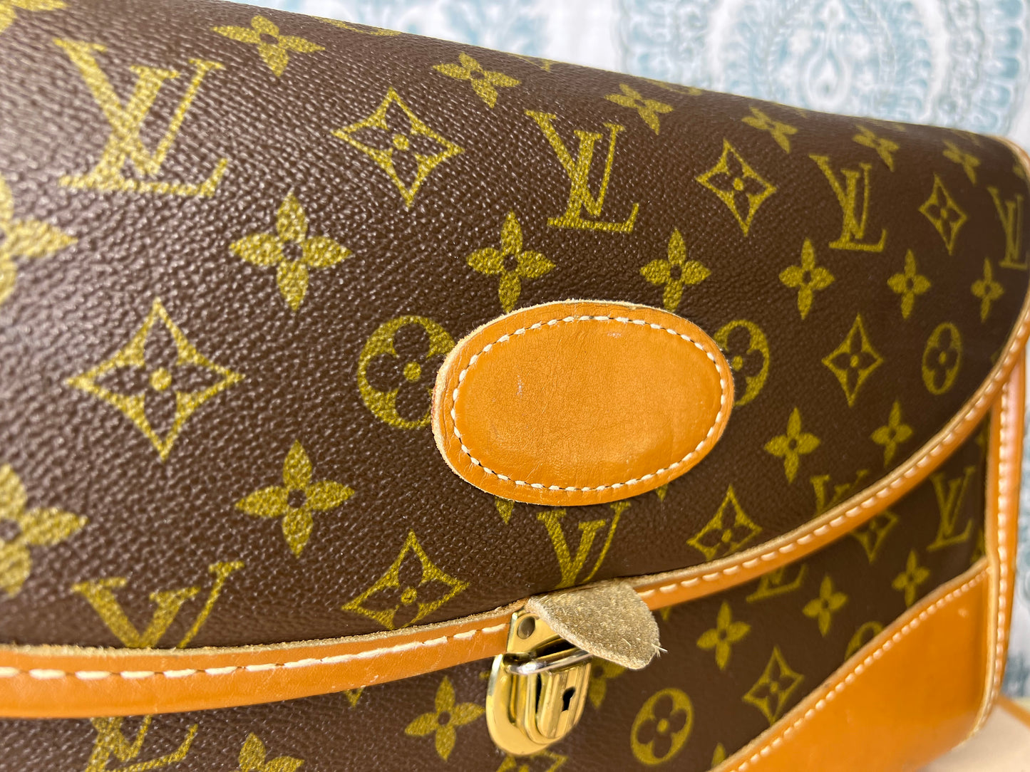 Louis Vuitton French Company Vintage Train Case / Cosmetic Case