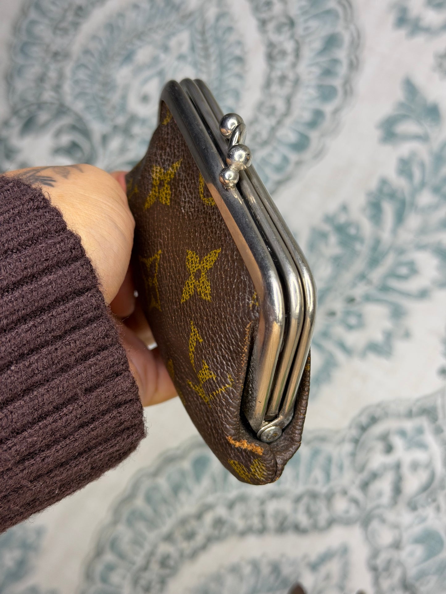 Louis Vuitton Saks Fifth Ave Kisslock Coin Purse