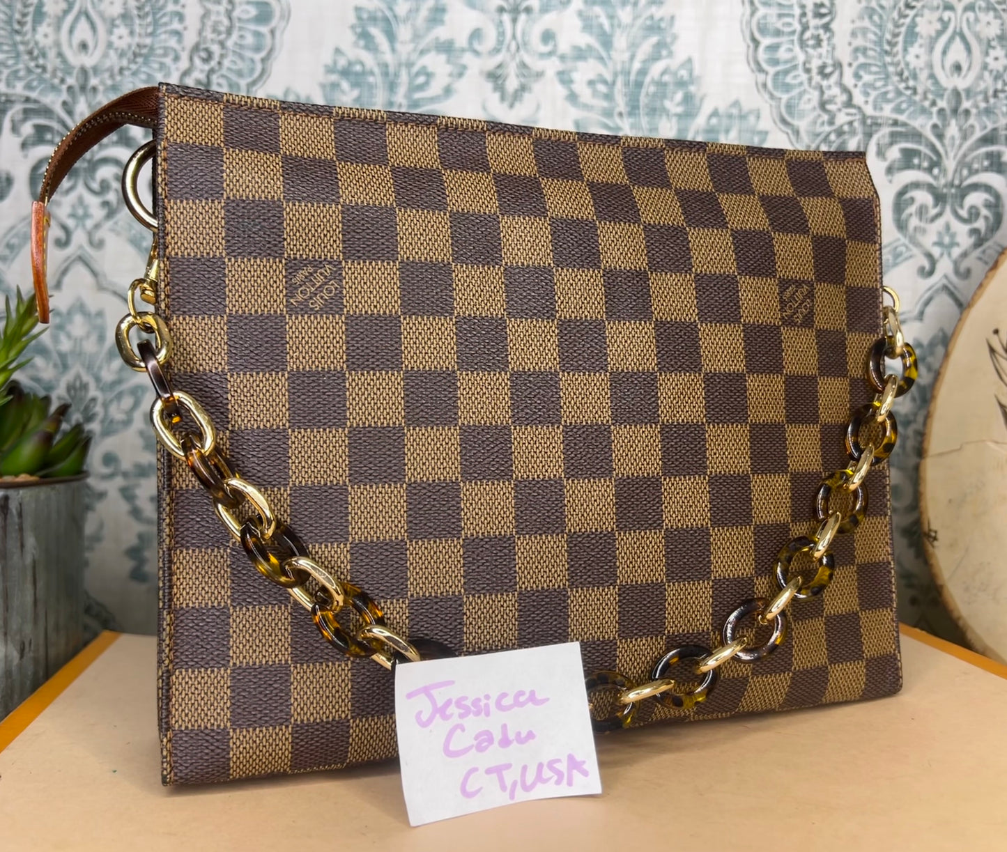 Louis Vuitton Damier Ebene Centainaire Limited Edition Toiletry 26