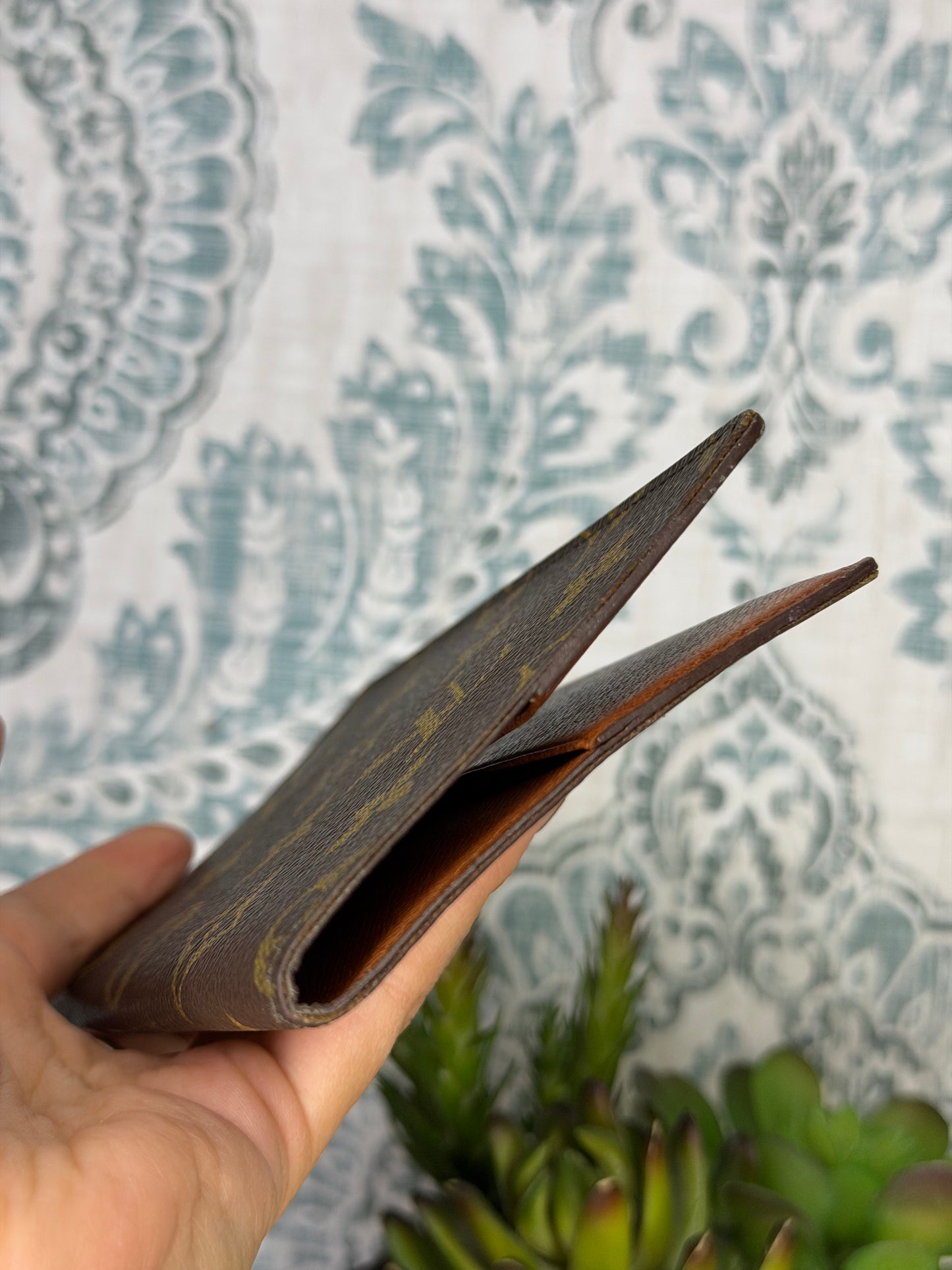 Louis Vuitton Monogram Checkbook Wallet/Cover