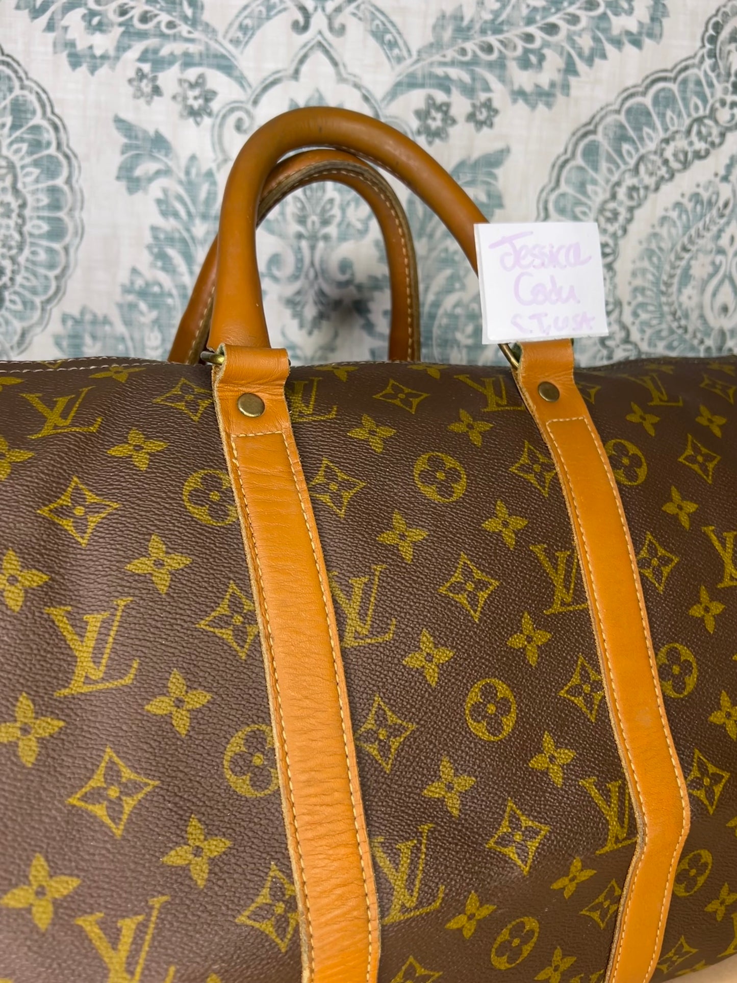 Louis Vuitton French Company Keepall 45 Bon Voyage Bazaar Beverly Hills
