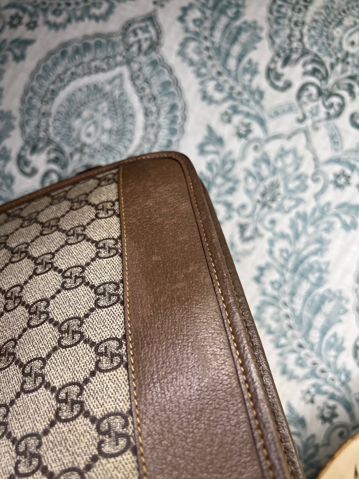 Gucci Vintage Brown Clutch