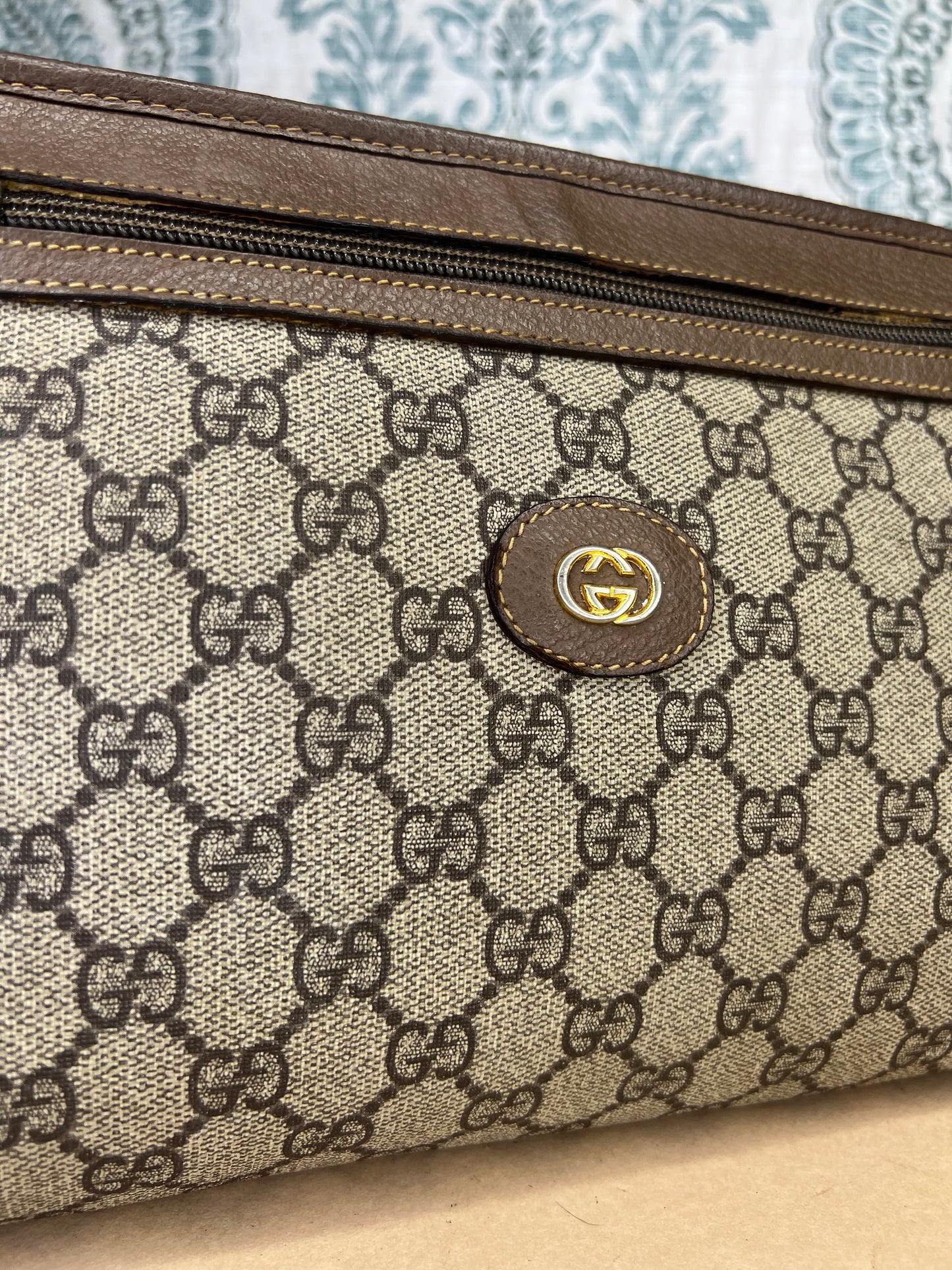 Gucci Vintage Brown Clutch
