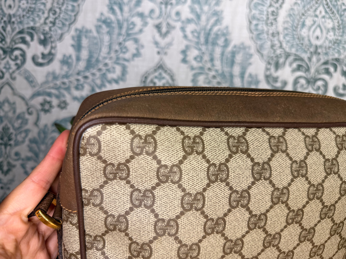 Gucci Vintage Supreme Sherry Line Purse